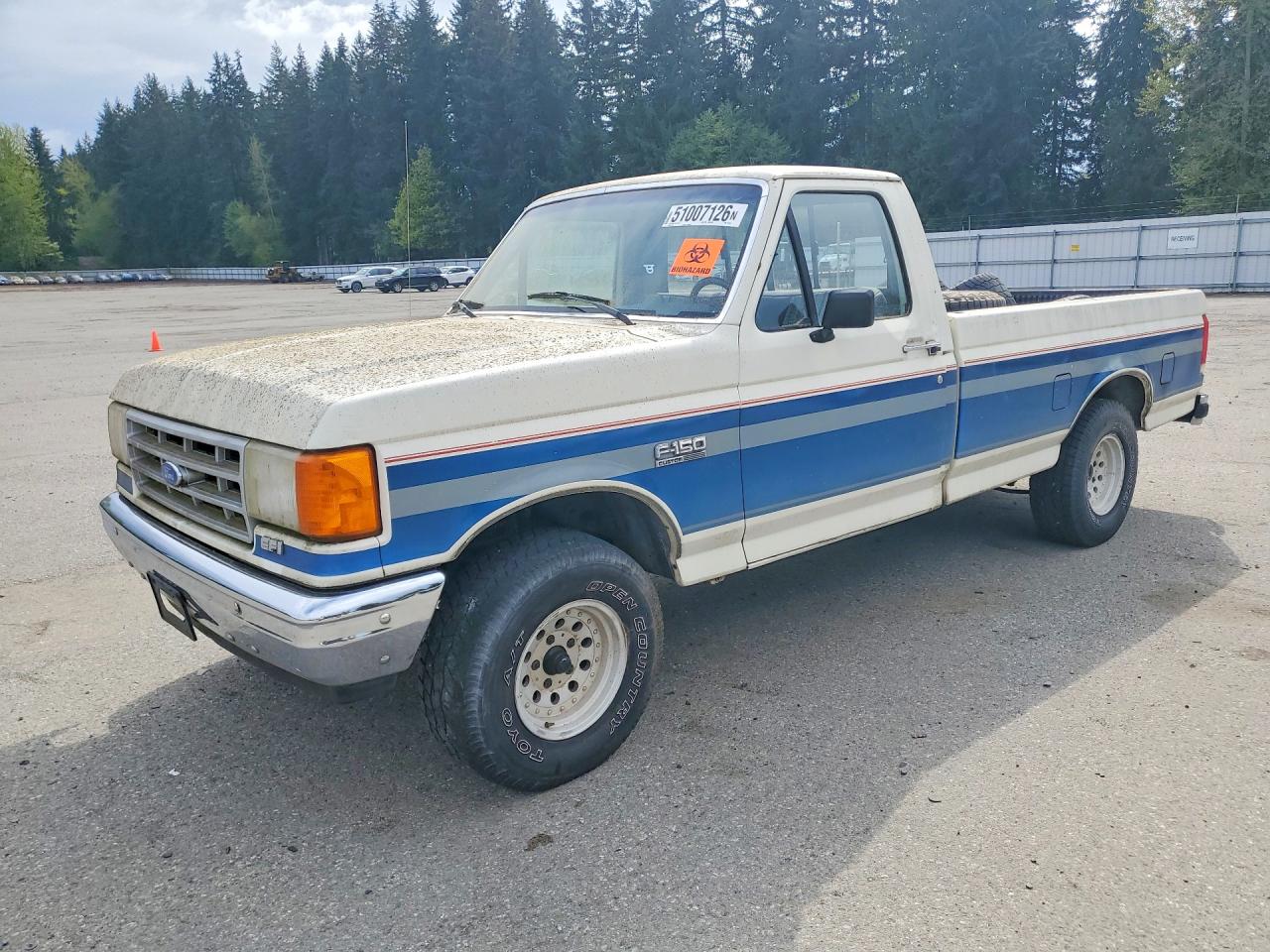 1990 Ford F150 Белый vin: 1FTEF15N7LPB40492