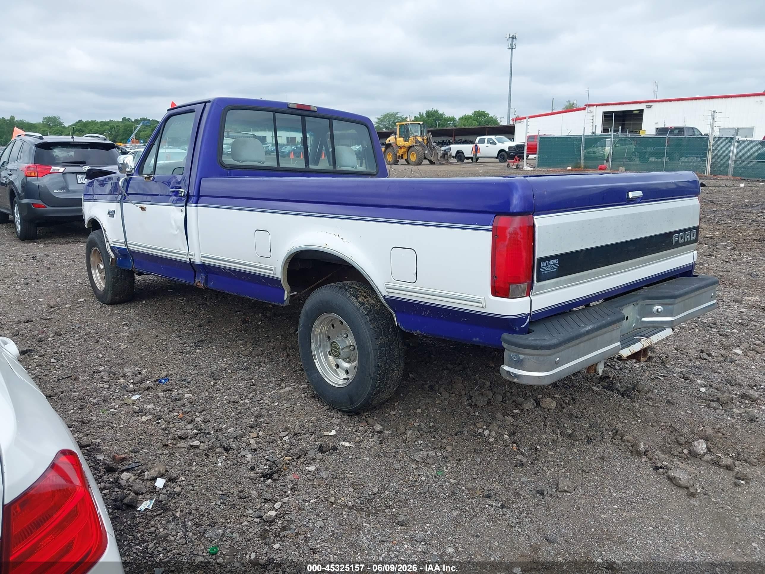 1995 Ford F150   Синий vin: 1FTEF15N7SLA53911