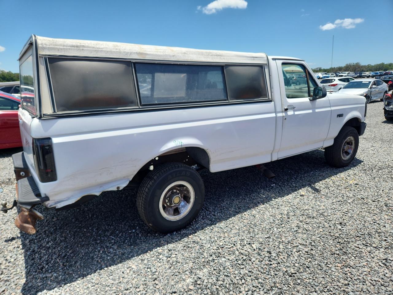 1995 Ford F150 White vin: 1FTEF15N7SNB60221