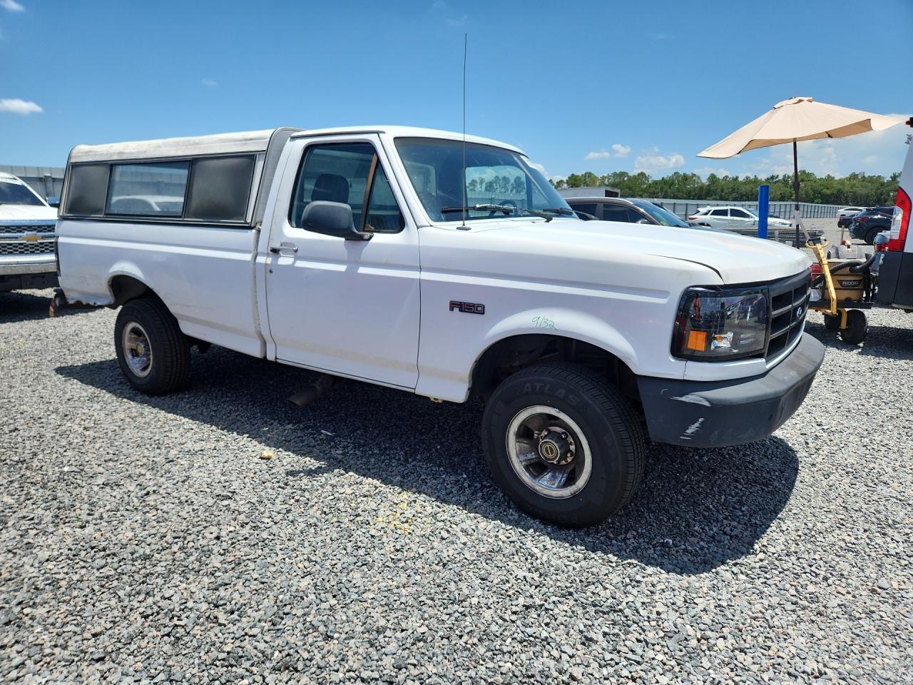 1995 Ford F150 White vin: 1FTEF15N7SNB60221