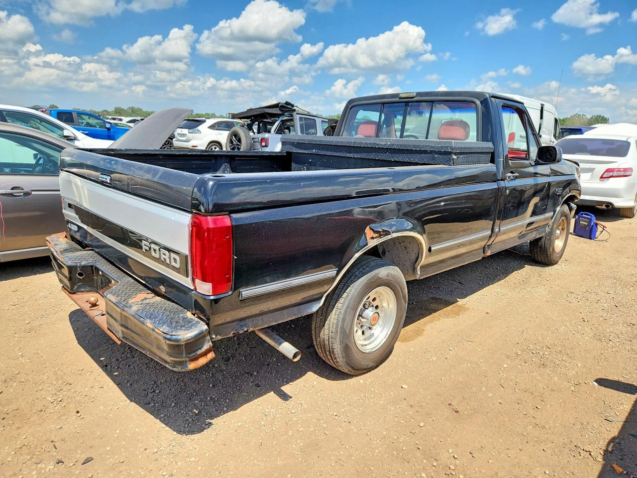 1993 Ford F150 Black vin: 1FTEF15N8PLB23648
