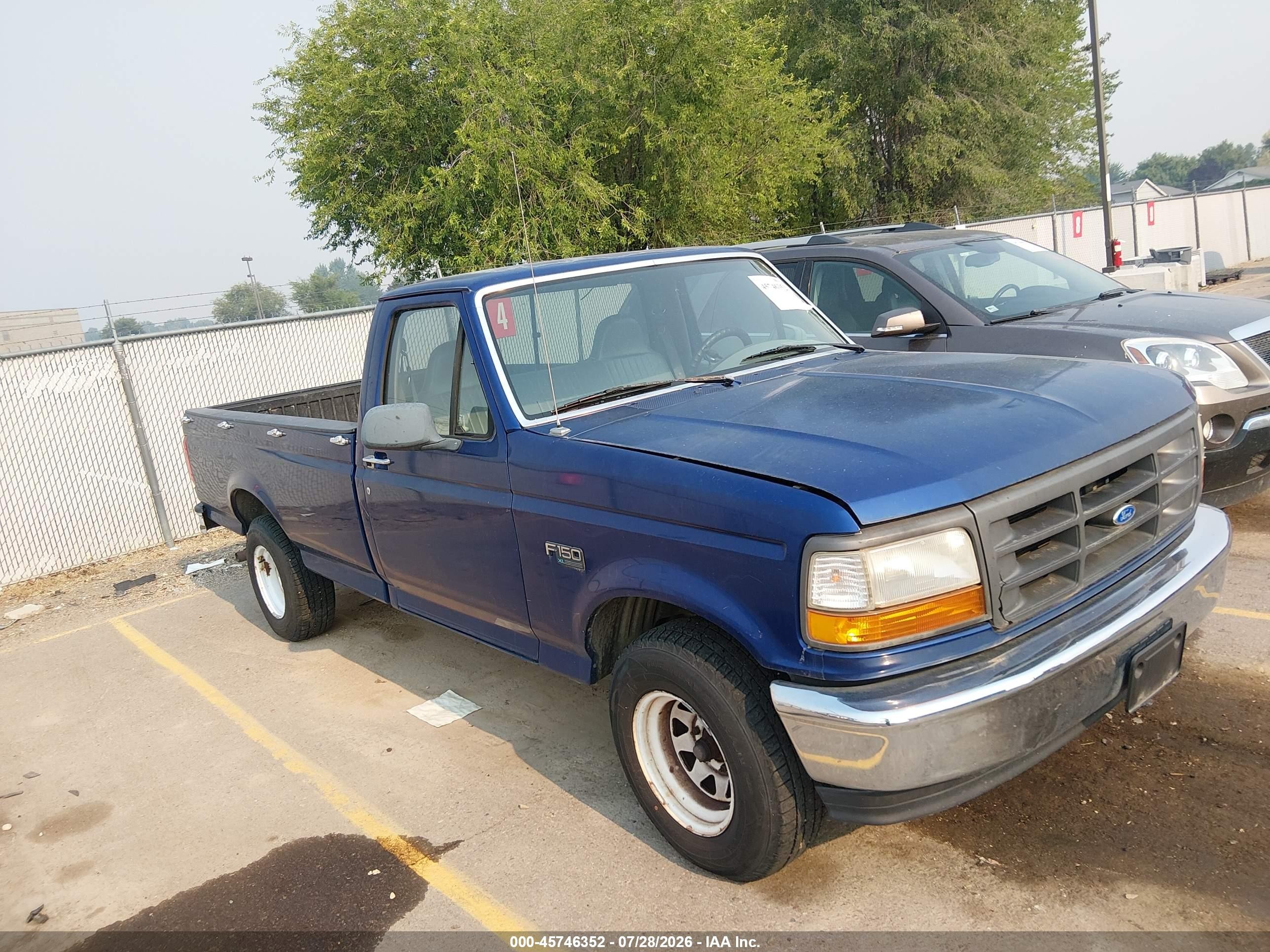 1996 Ford F150   Blue vin: 1FTEF15N8TLA25701