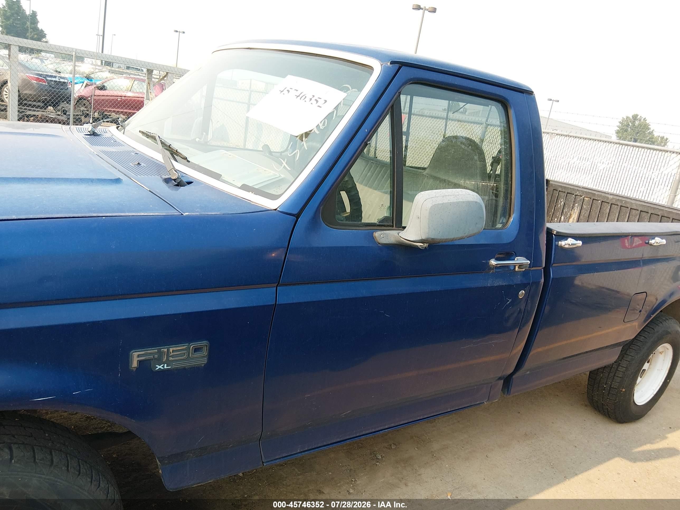 1996 Ford F150   Blue vin: 1FTEF15N8TLA25701
