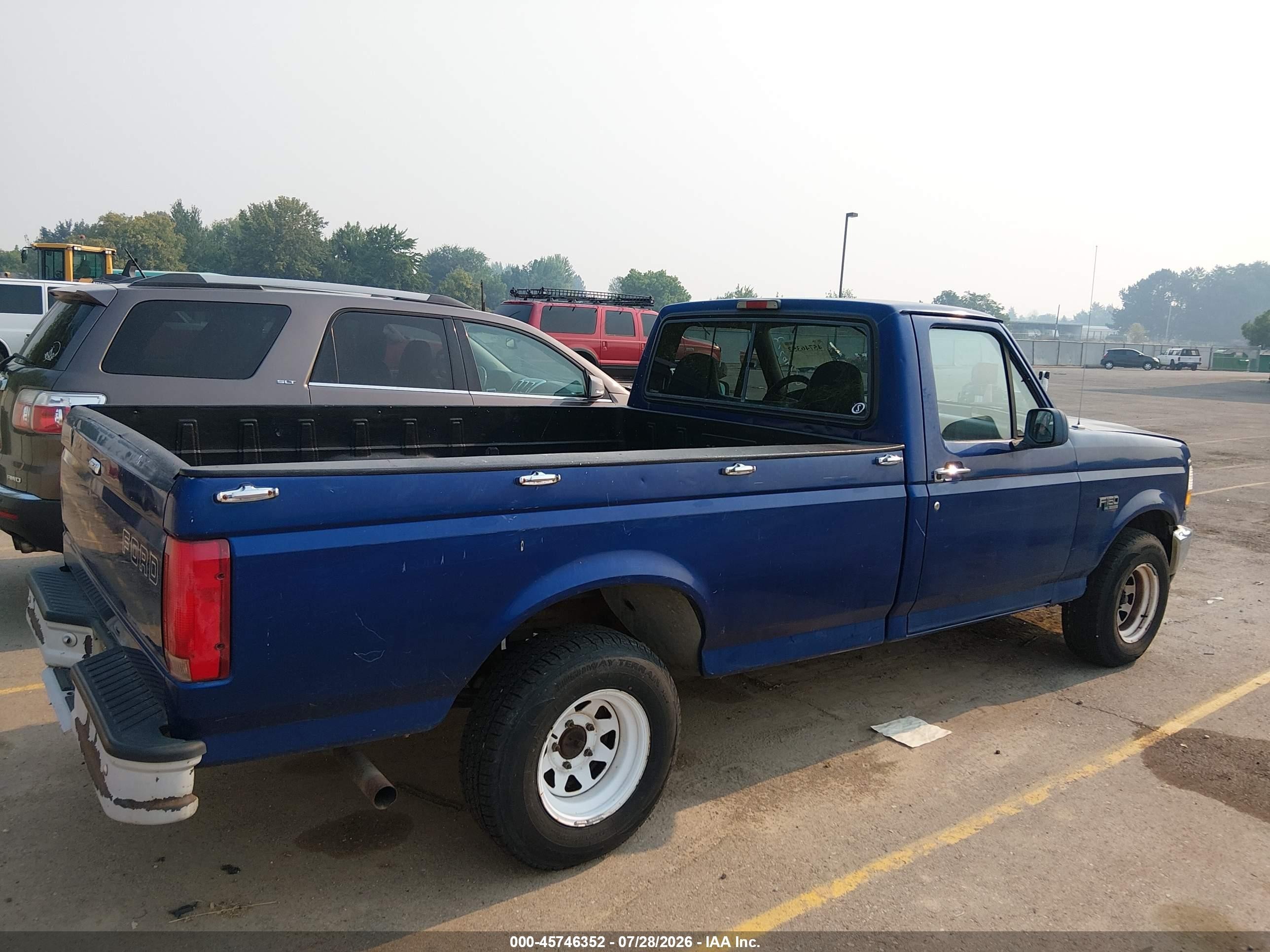 1996 Ford F150   Blue vin: 1FTEF15N8TLA25701