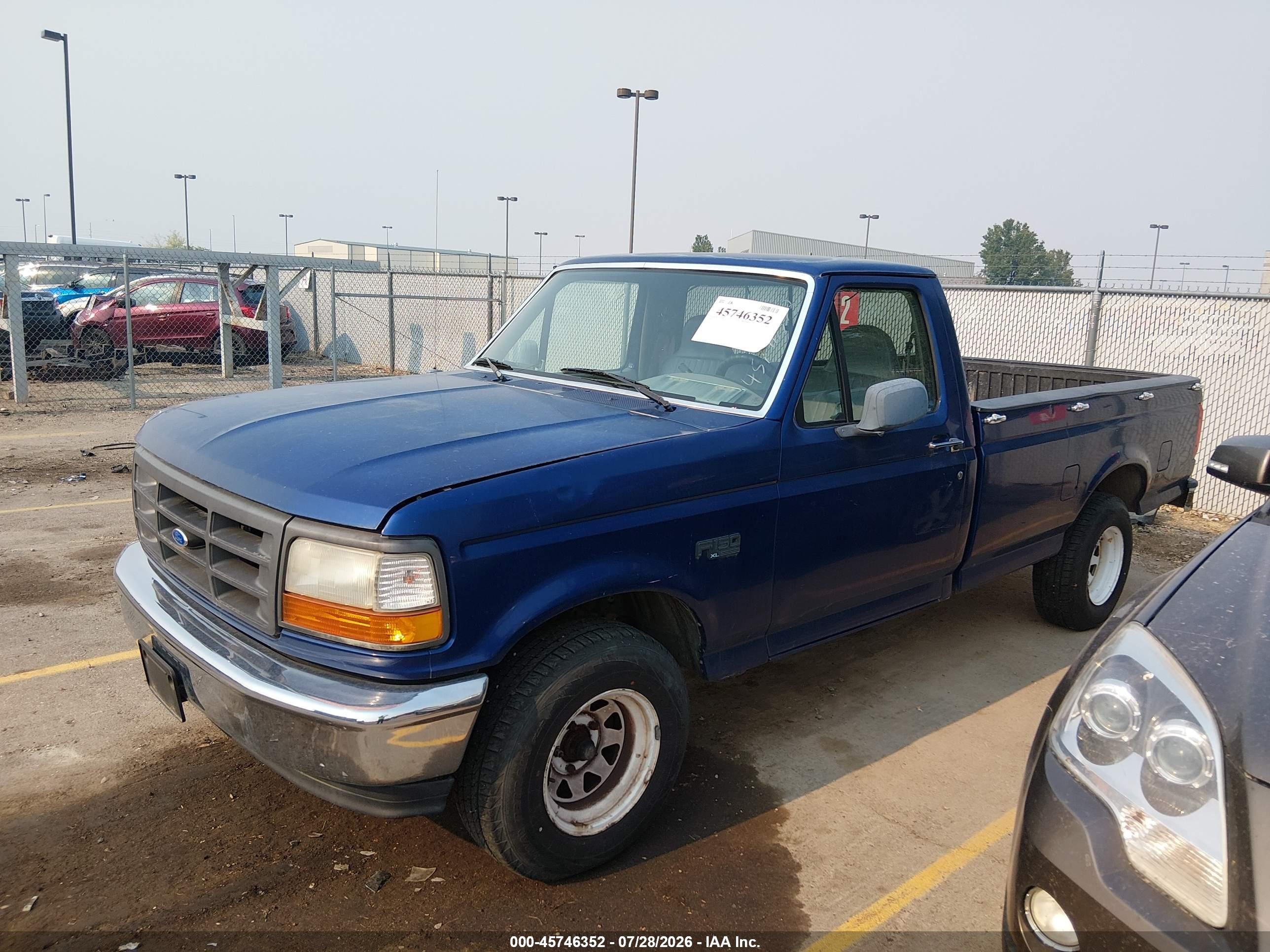 1996 Ford F150   Blue vin: 1FTEF15N8TLA25701