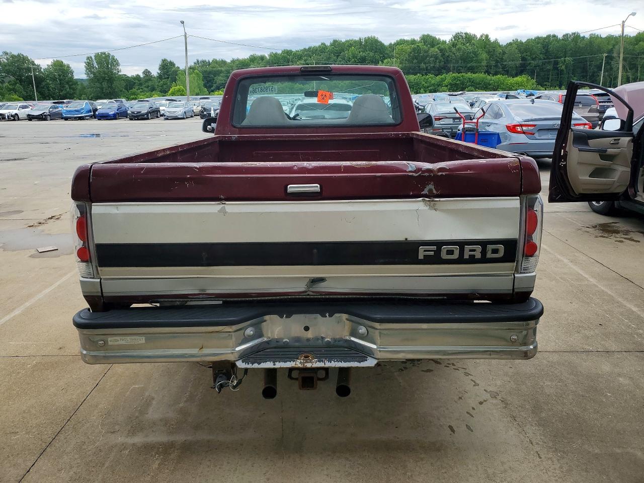 1996 Ford F150 Burgundy vin: 1FTEF15N8TLB32585