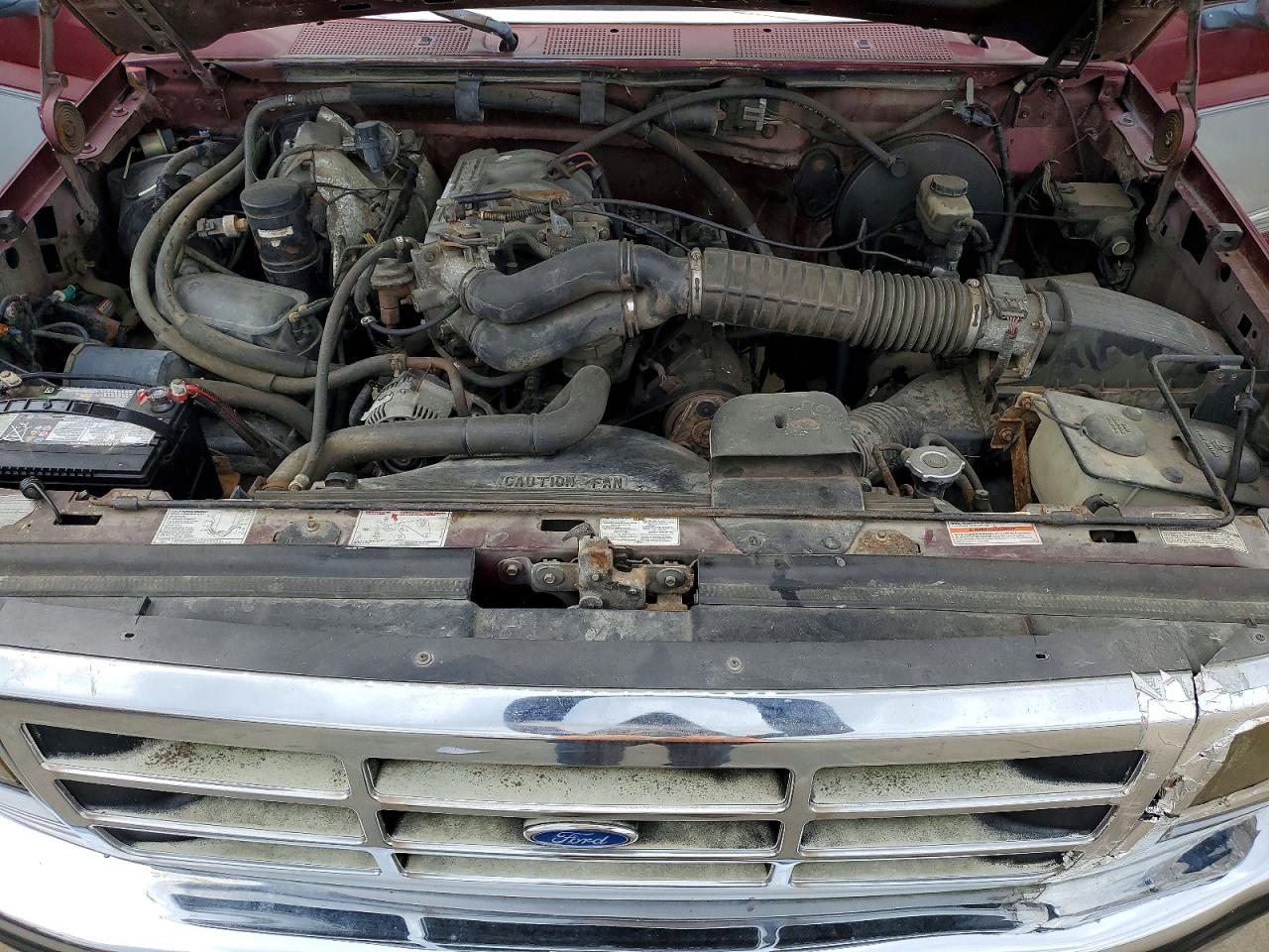 1996 Ford F150 Burgundy vin: 1FTEF15N8TLB32585