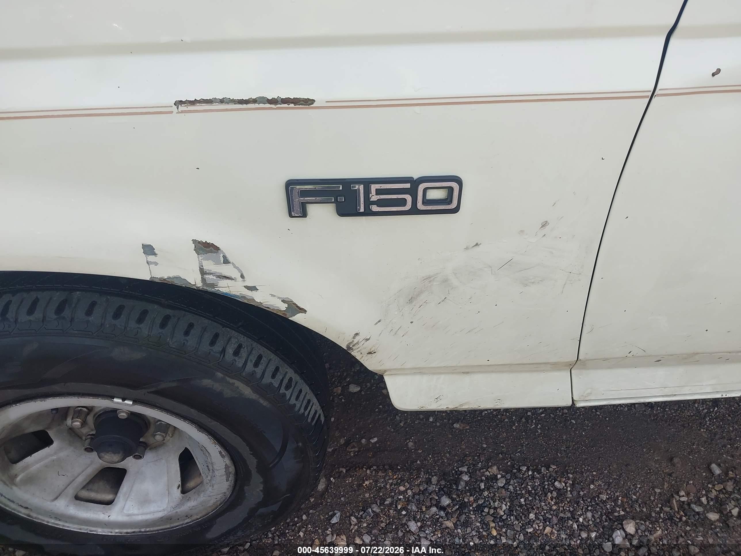 1995 Ford F150   White vin: 1FTEF15N9SLC03209