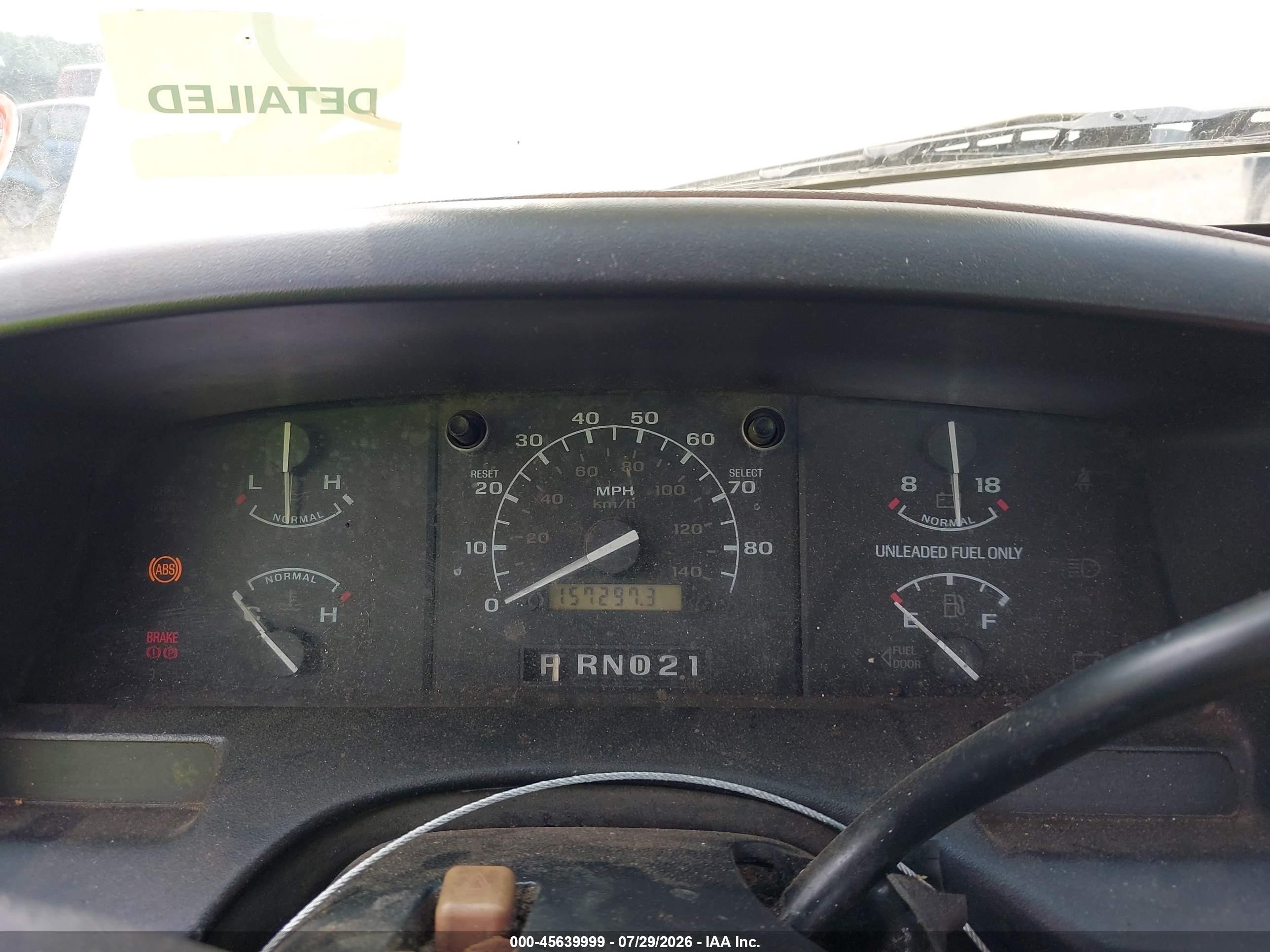 1995 Ford F150   White vin: 1FTEF15N9SLC03209