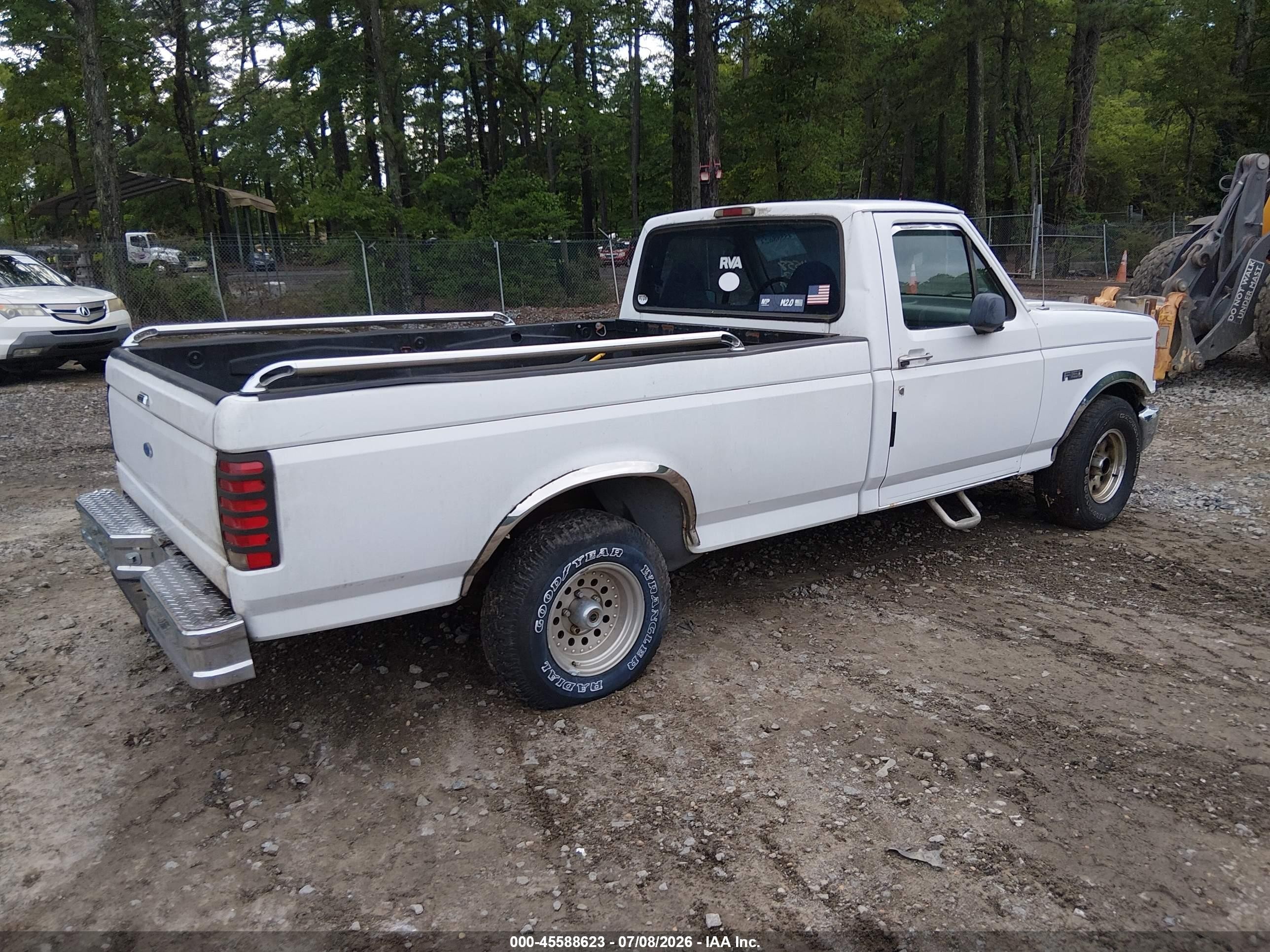 1996 Ford F150   White vin: 1FTEF15N9TLB44468