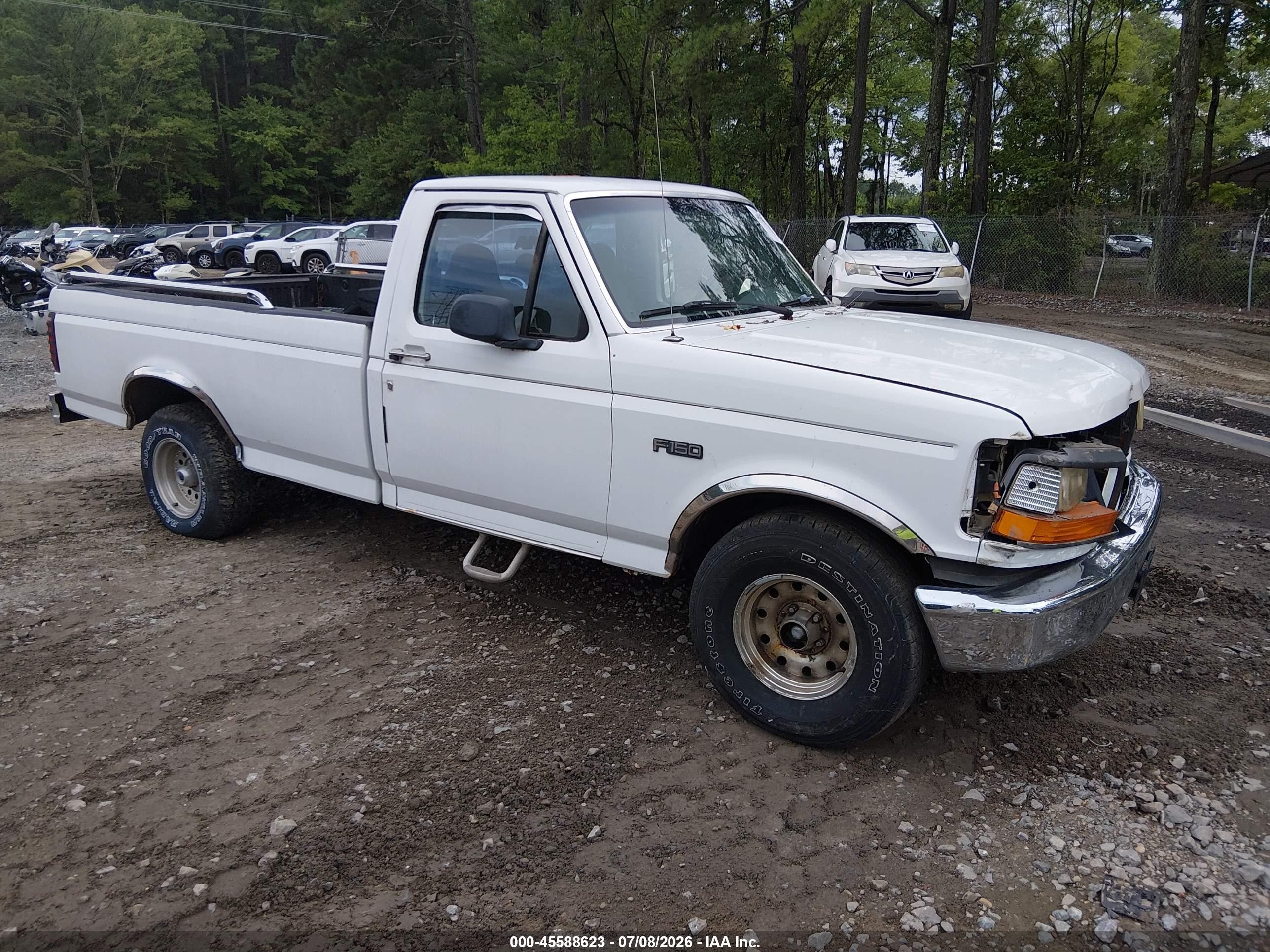 1996 Ford F150   White vin: 1FTEF15N9TLB44468