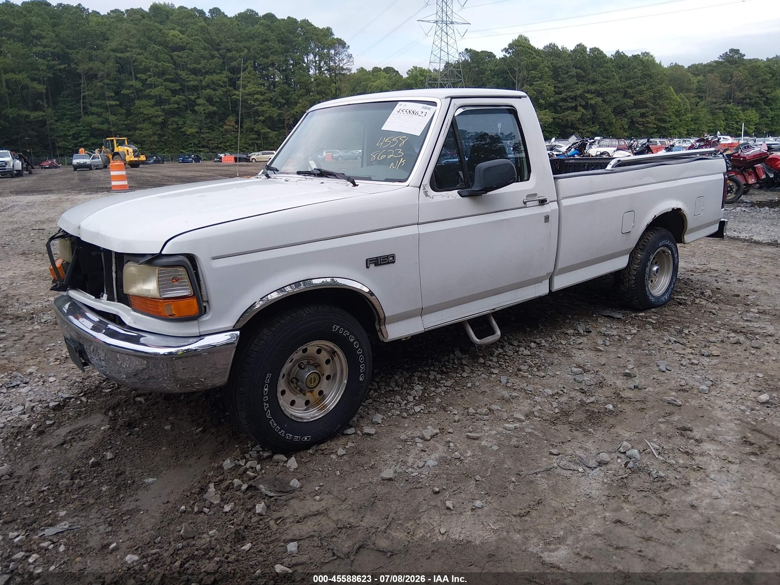 1996 Ford F150   White vin: 1FTEF15N9TLB44468