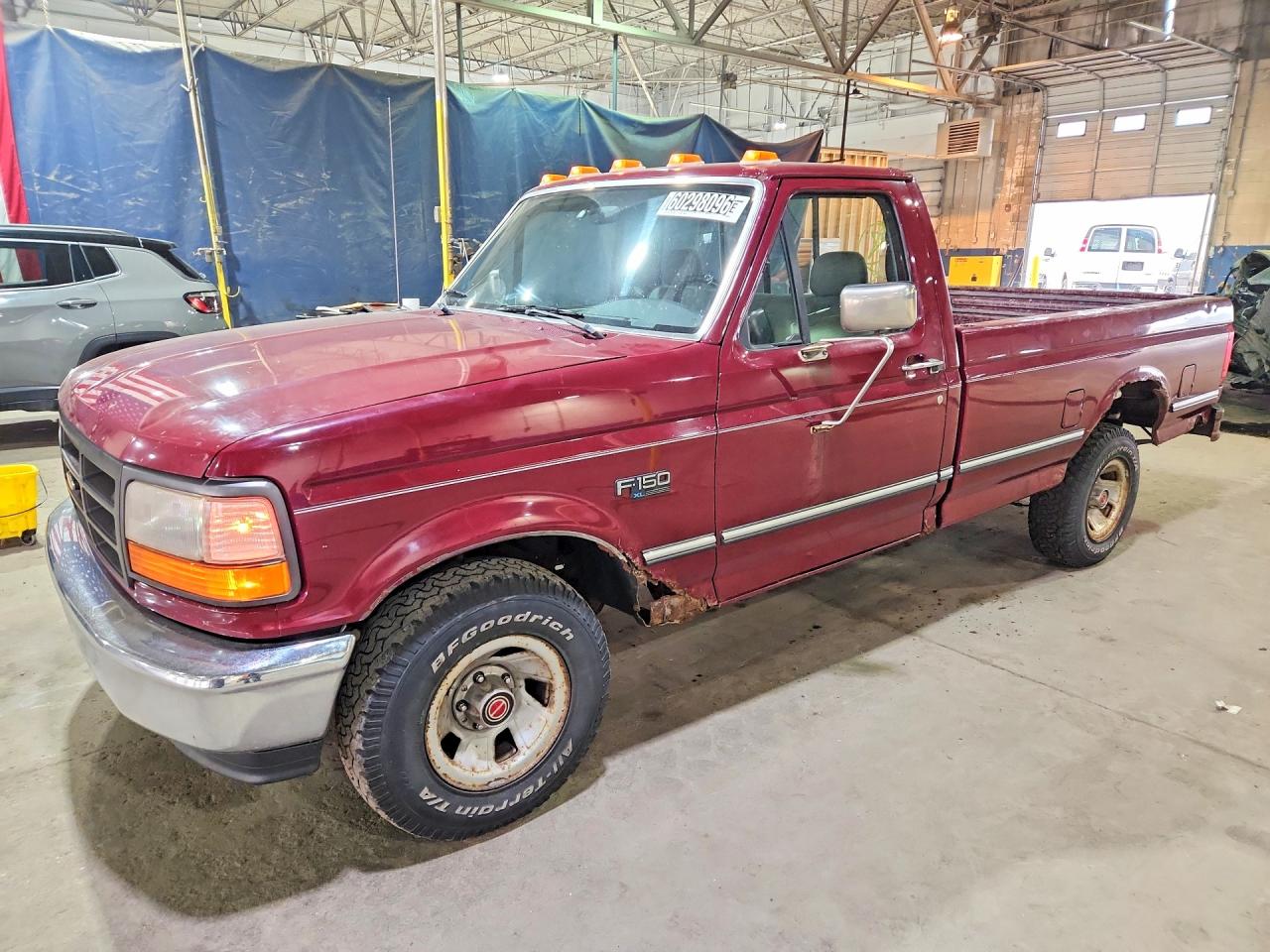 1993 Ford F150 Red vin: 1FTEF15NXPLA62030