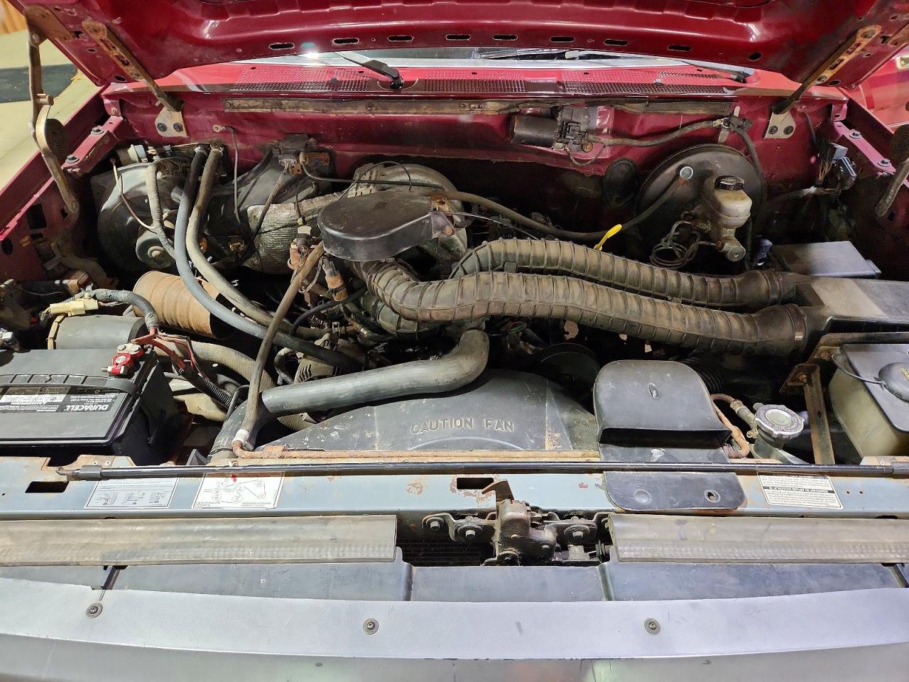 1993 Ford F150 Red vin: 1FTEF15NXPLA62030