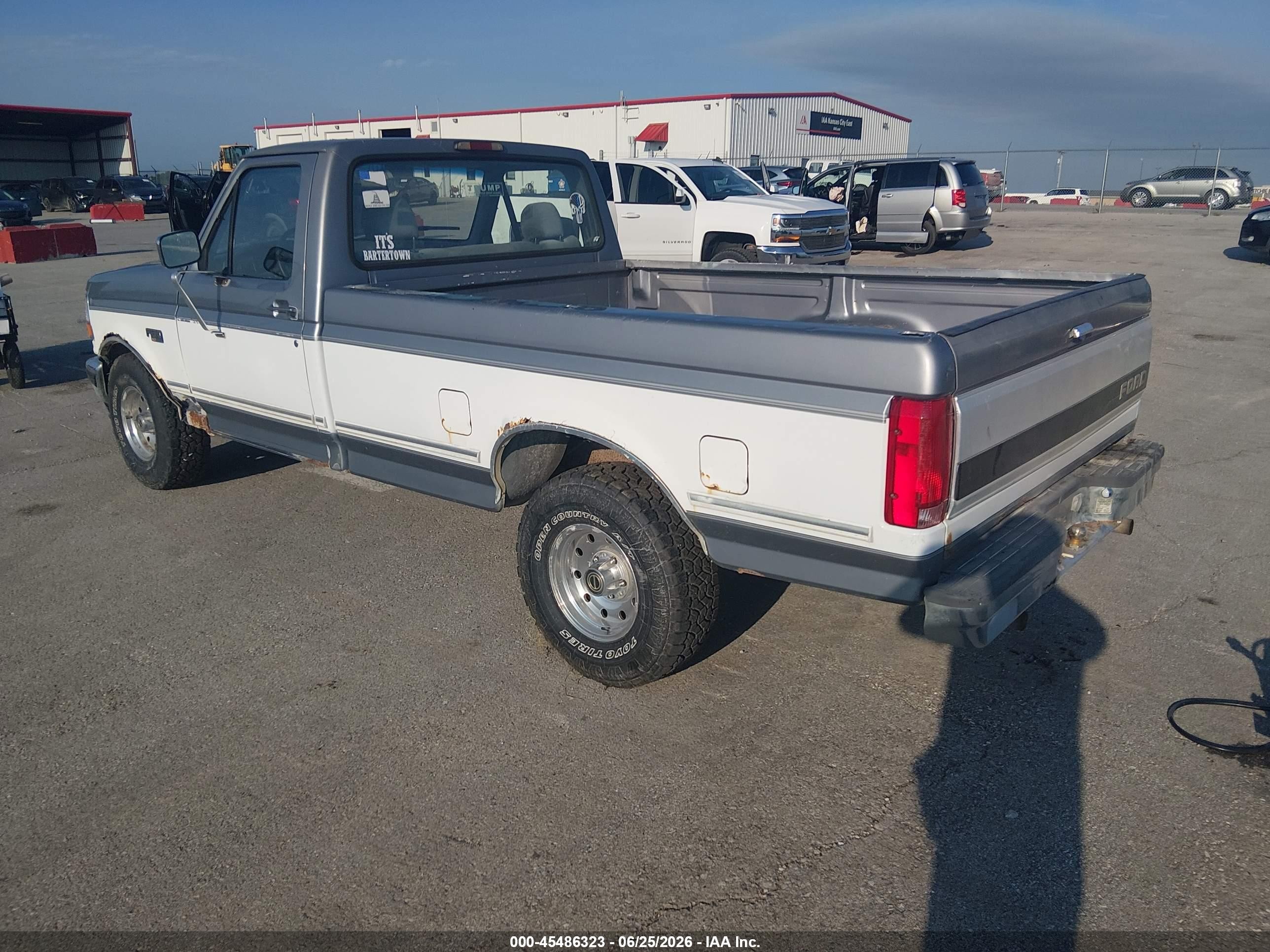 1995 Ford F150   Gray vin: 1FTEF15NXSLA38092