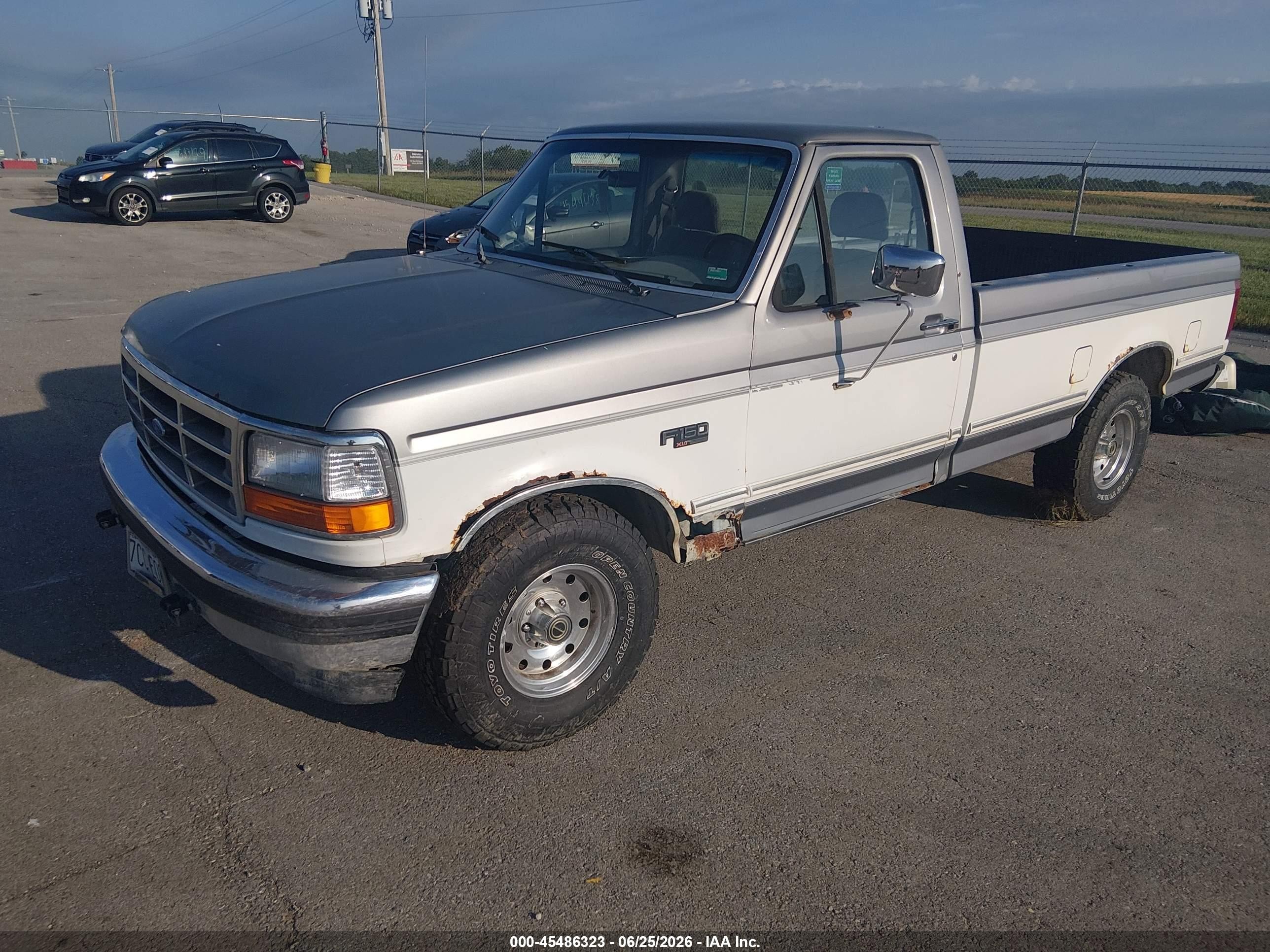 1995 Ford F150   Gray vin: 1FTEF15NXSLA38092