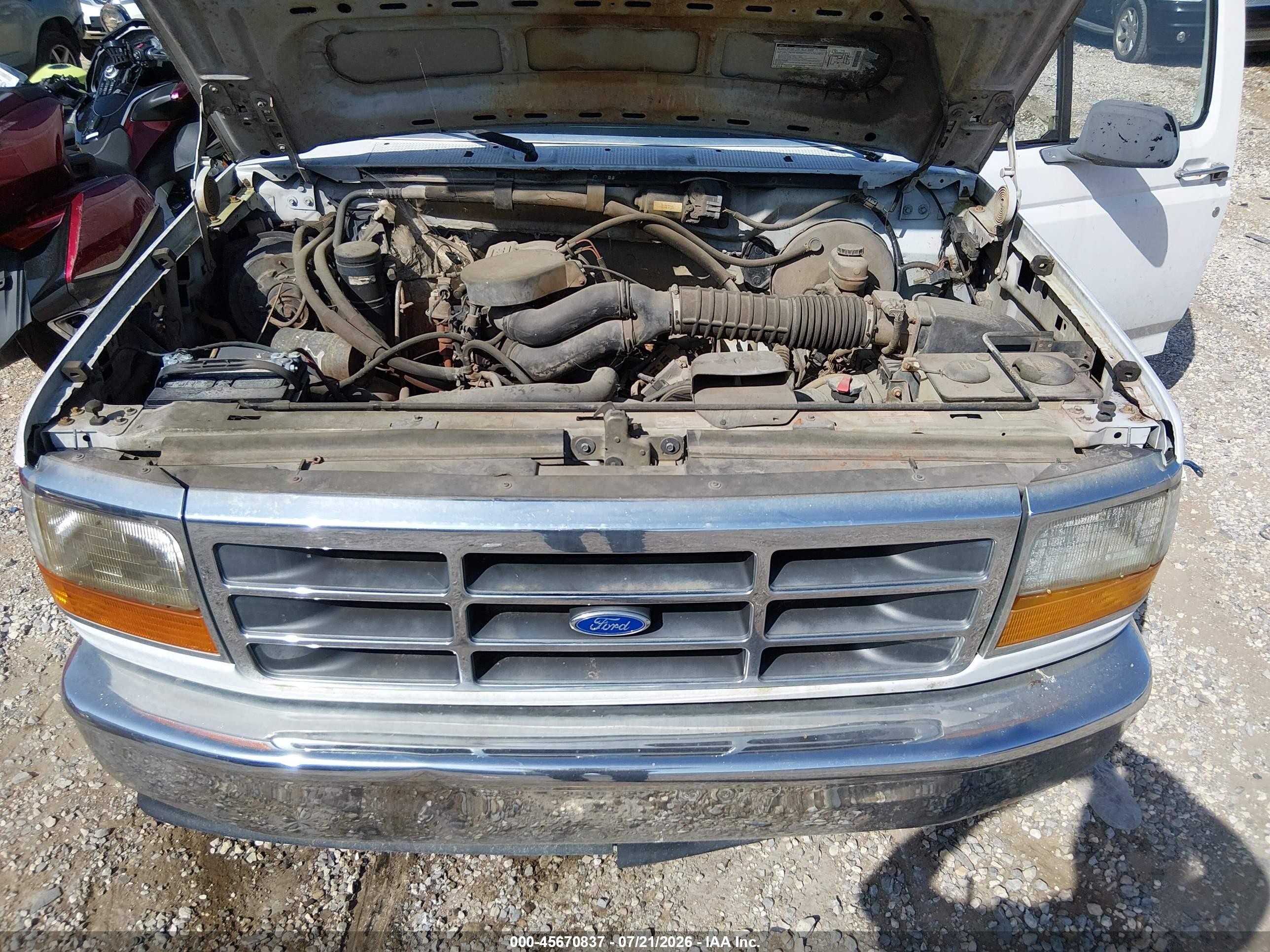 1995 Ford F150   White vin: 1FTEF15NXSLB96951