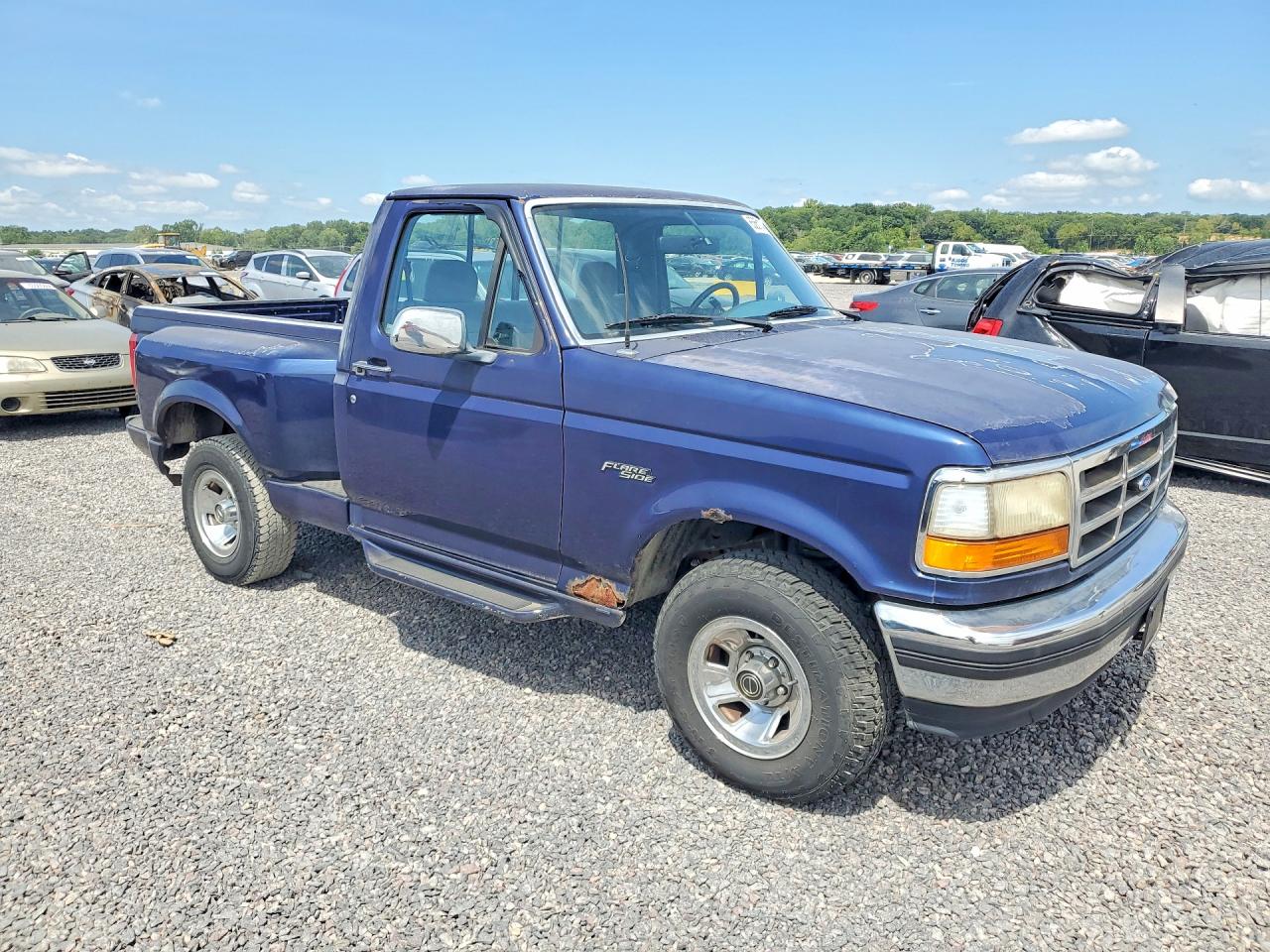 1995 Ford F150 Blue vin: 1FTEF15NXSNA05596