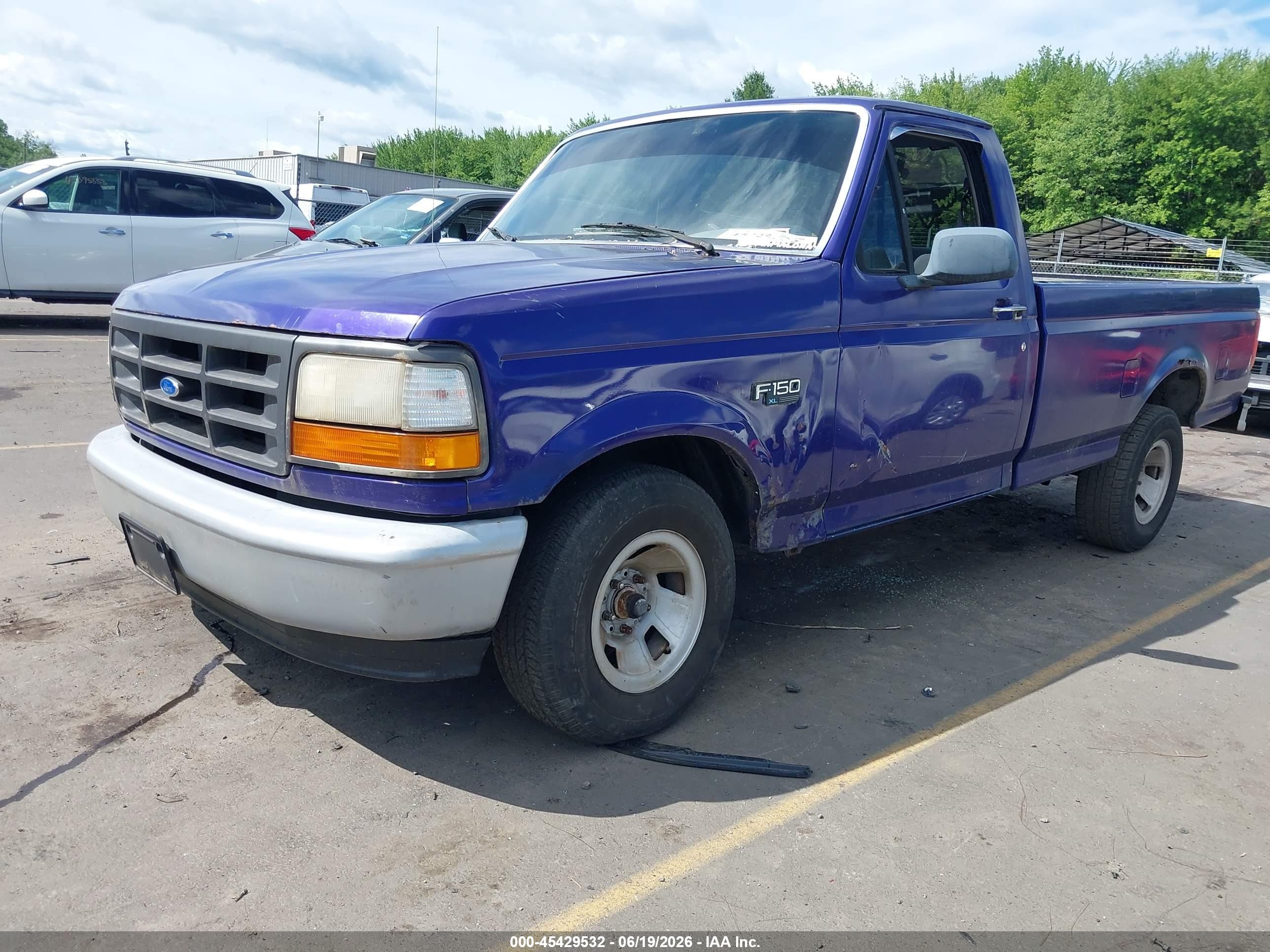 1995 Ford F150   Purple vin: 1FTEF15Y1SLB33344