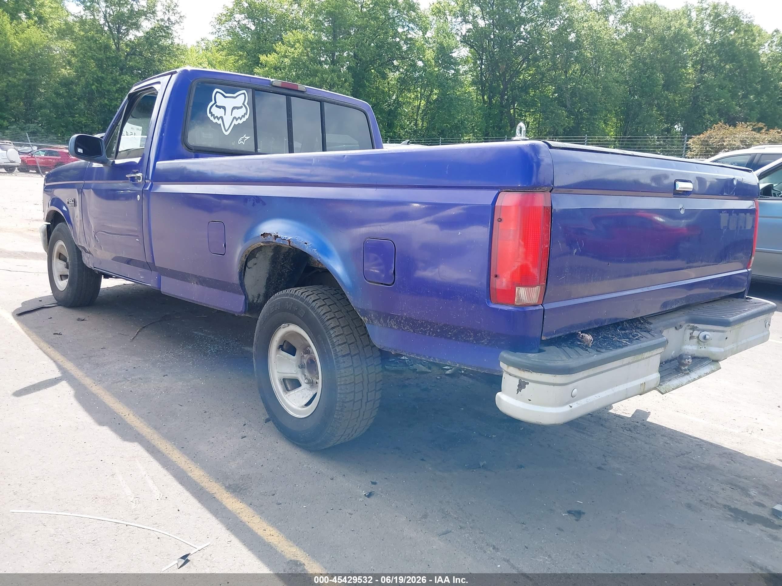1995 Ford F150   Purple vin: 1FTEF15Y1SLB33344
