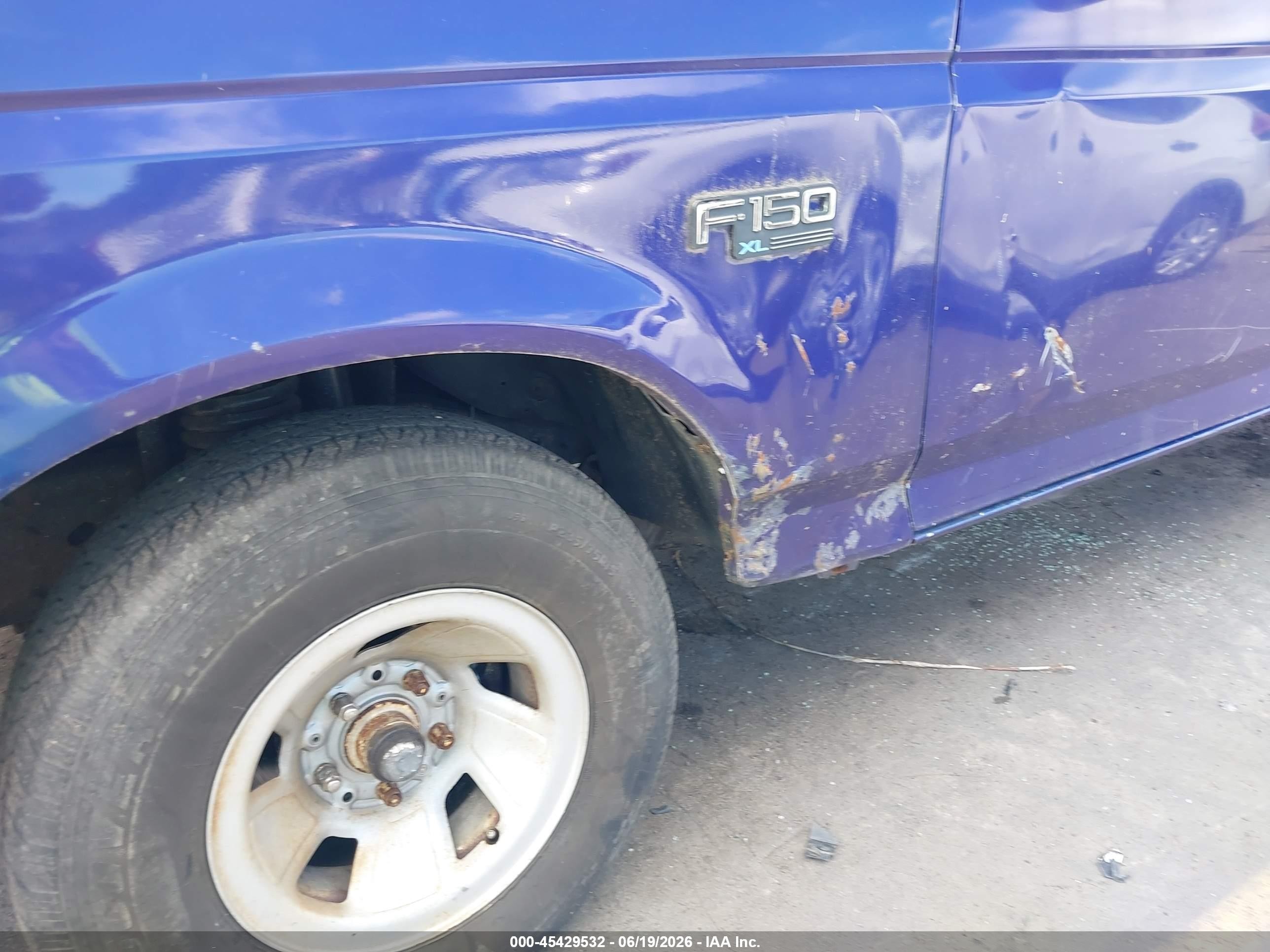 1995 Ford F150   Purple vin: 1FTEF15Y1SLB33344