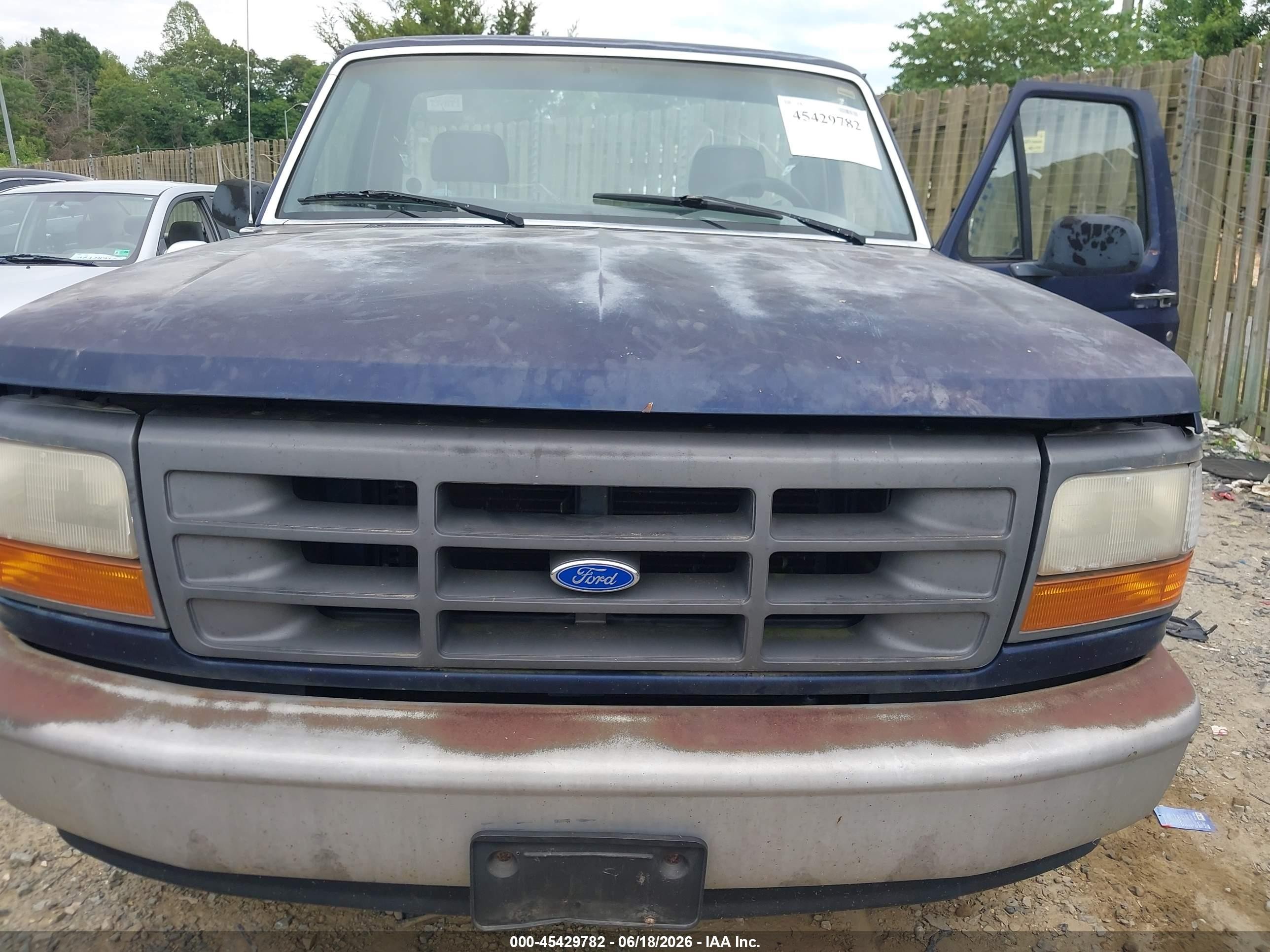1995 Ford F150   Синий vin: 1FTEF15Y1SNA15461