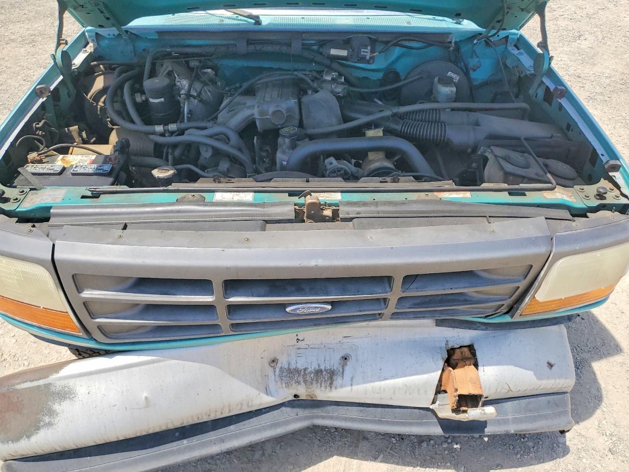 1995 Ford F150 Turquoise vin: 1FTEF15Y4SLB46184