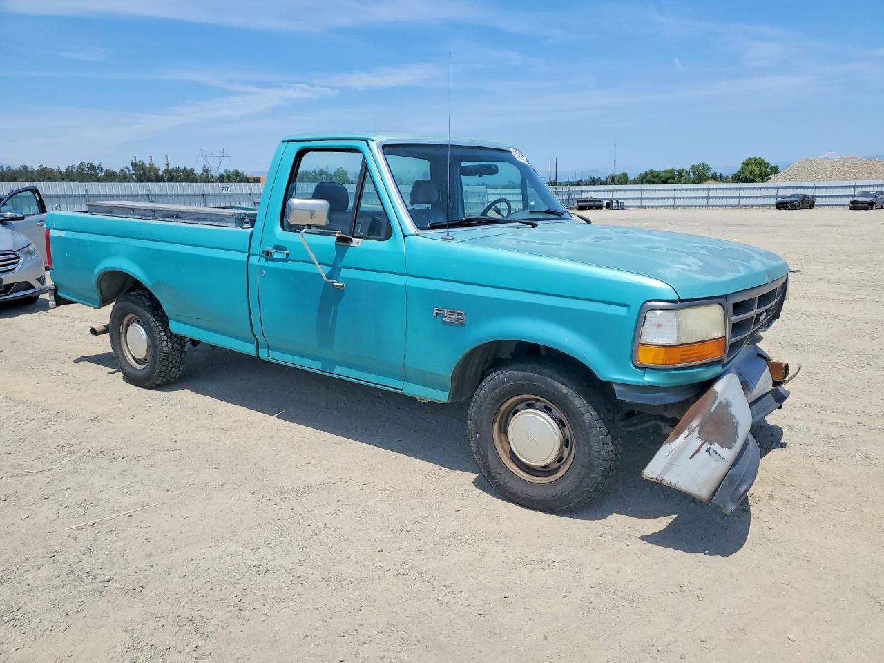 1995 Ford F150 Turquoise vin: 1FTEF15Y4SLB46184