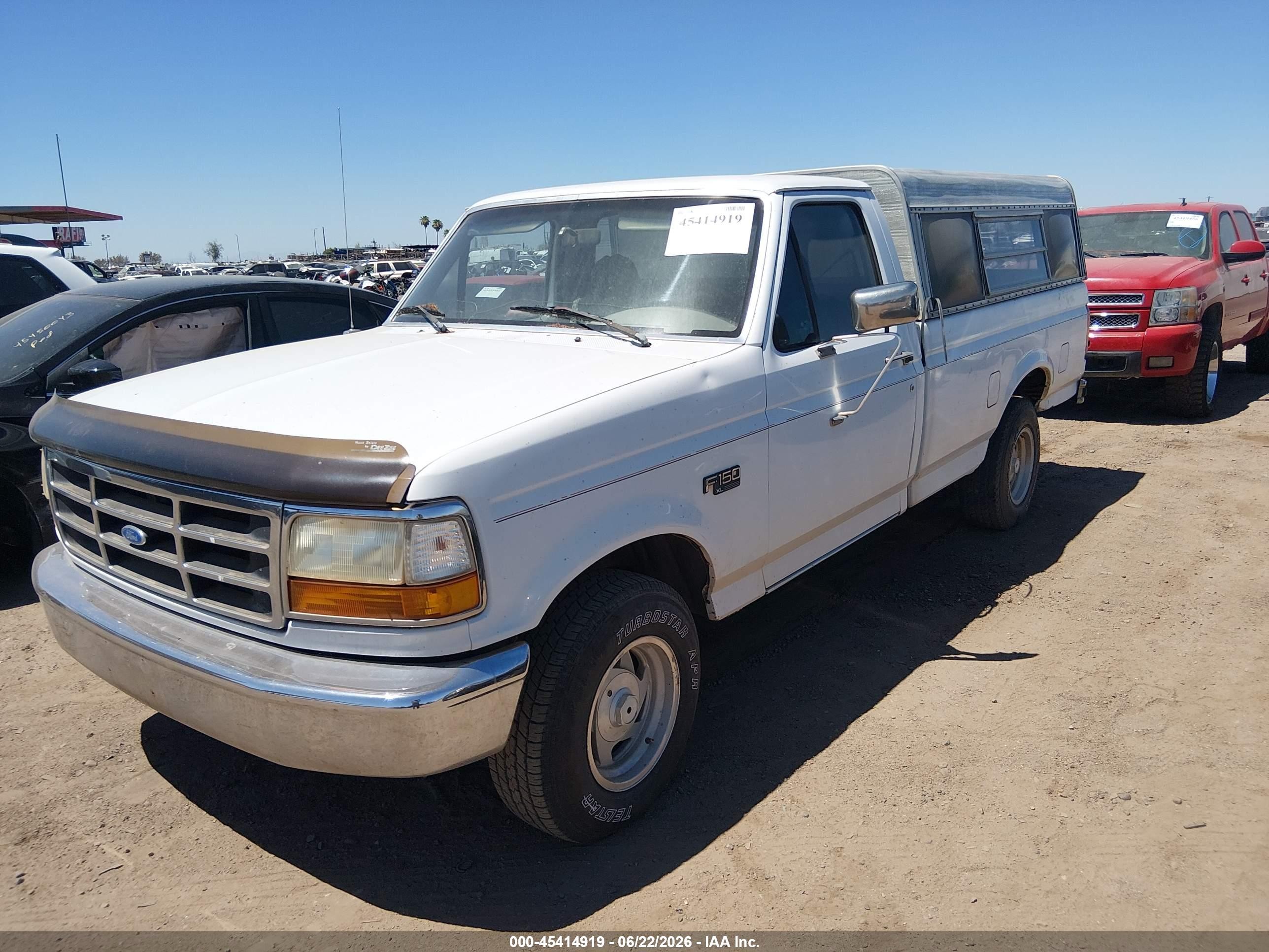 1996 Ford F150   White vin: 1FTEF15Y4TLA22272