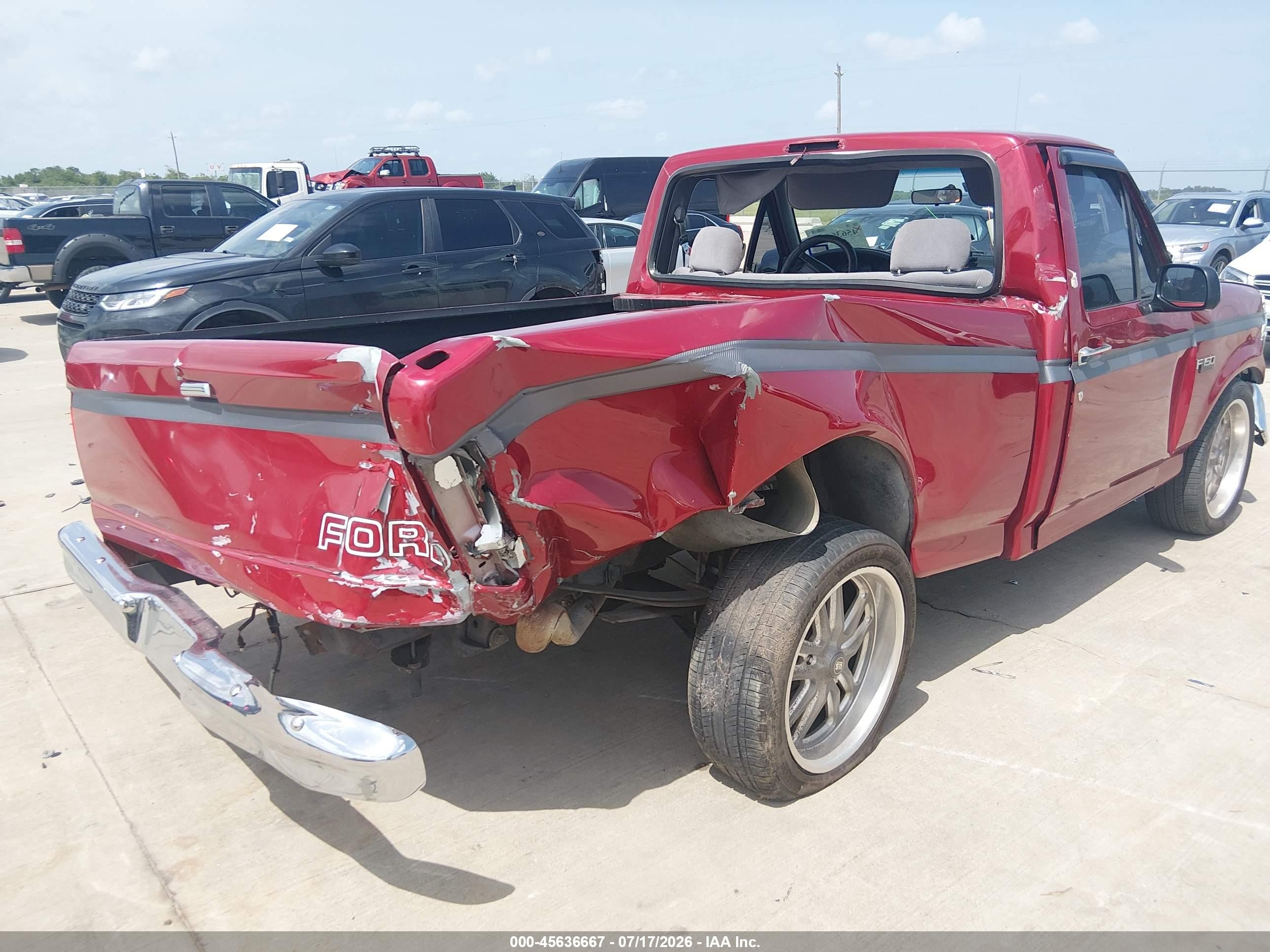 1996 Ford F150   Red vin: 1FTEF15Y4TLB52830