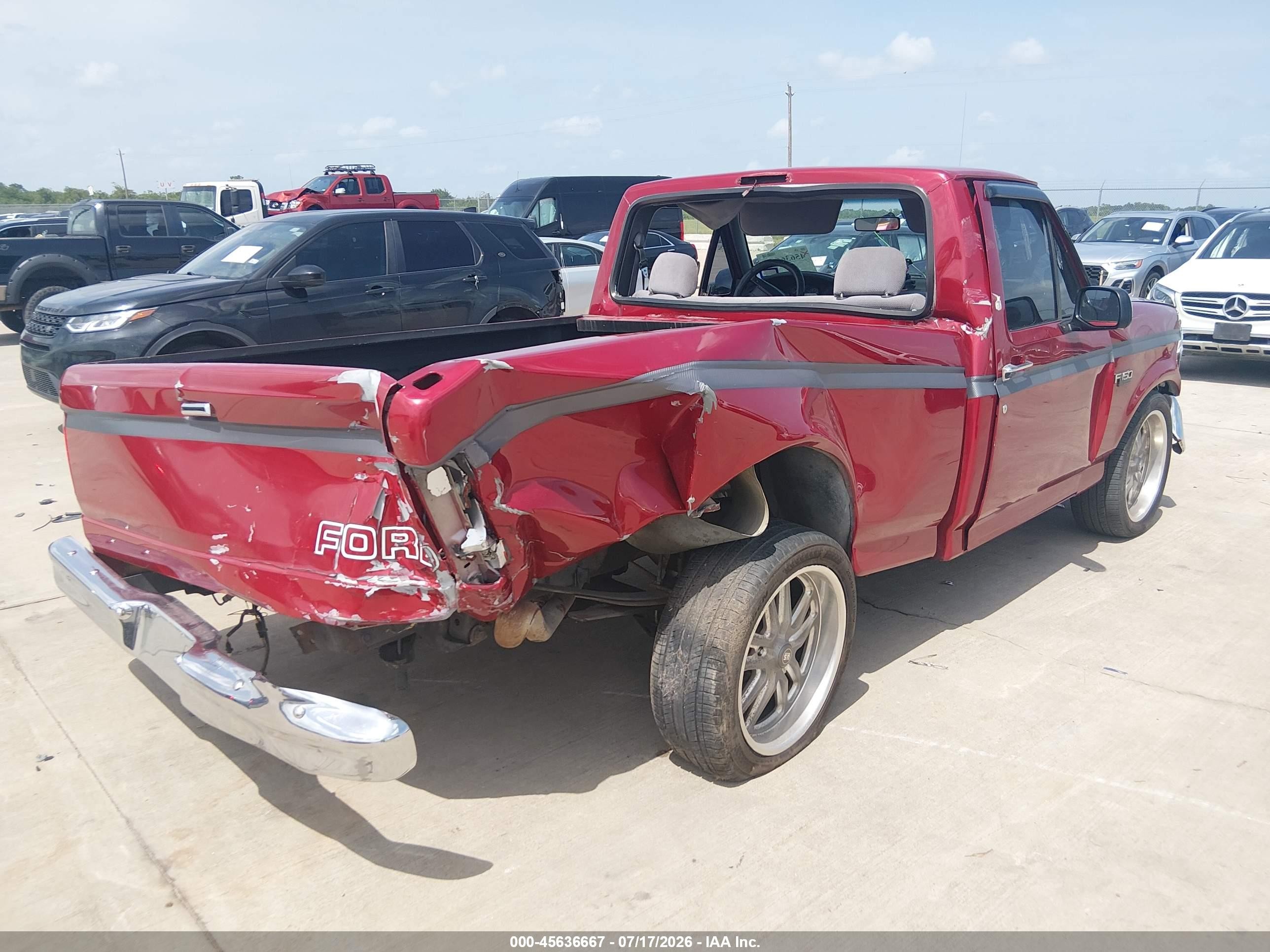 1996 Ford F150   Red vin: 1FTEF15Y4TLB52830