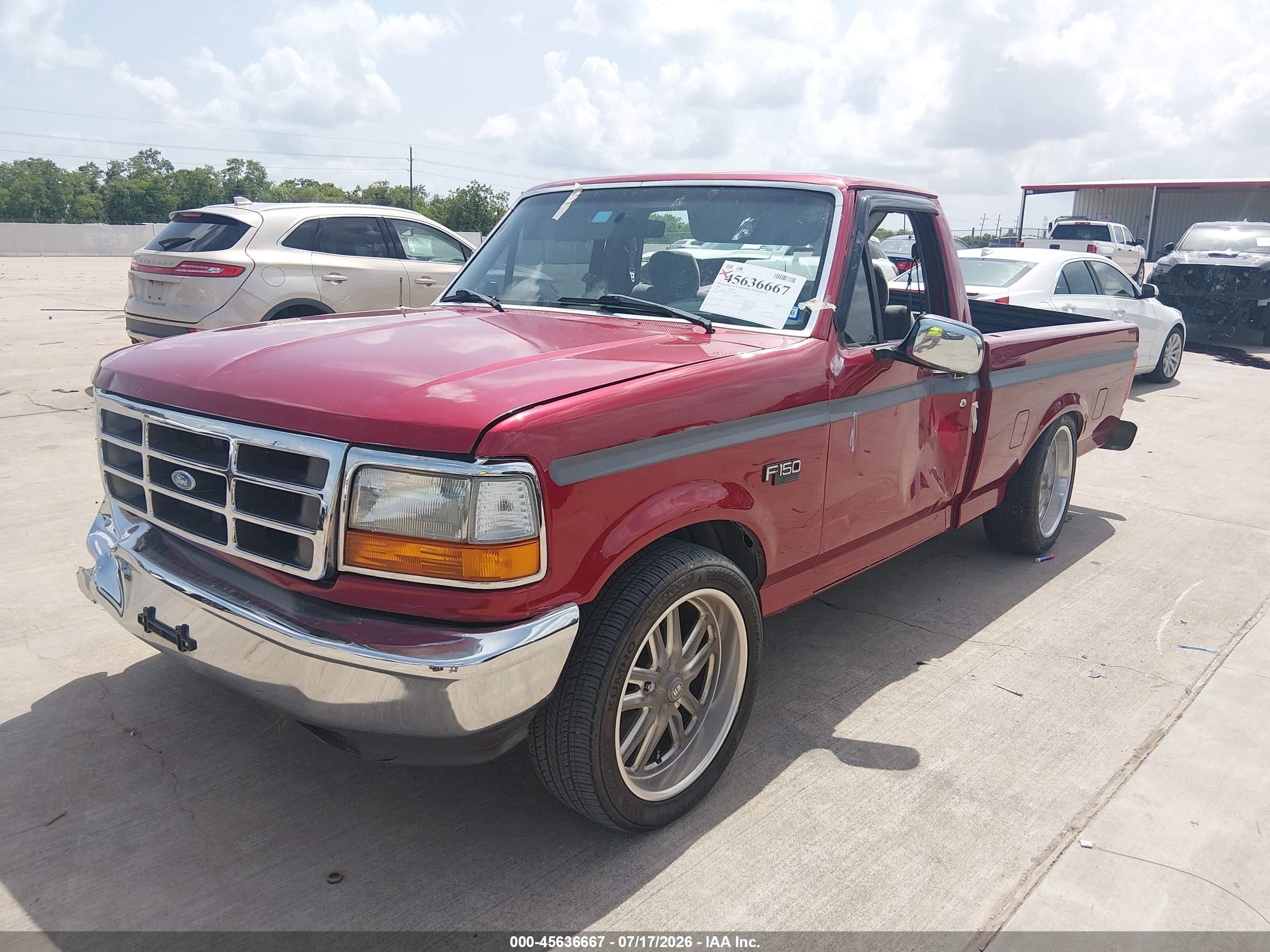 1996 Ford F150   Red vin: 1FTEF15Y4TLB52830