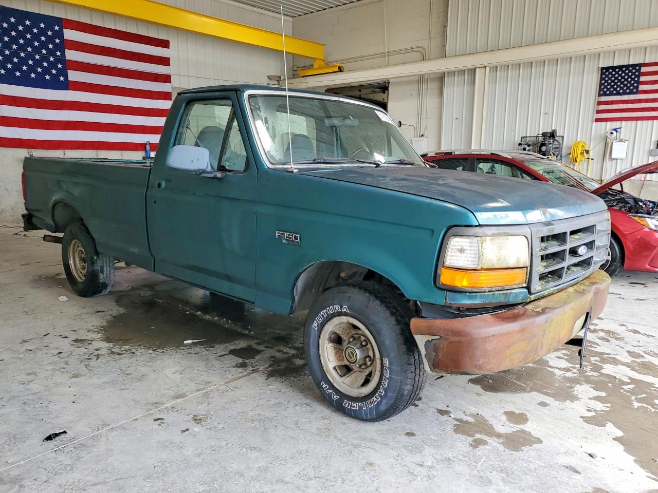 1996 Ford F150 Green vin: 1FTEF15Y4TLC15747