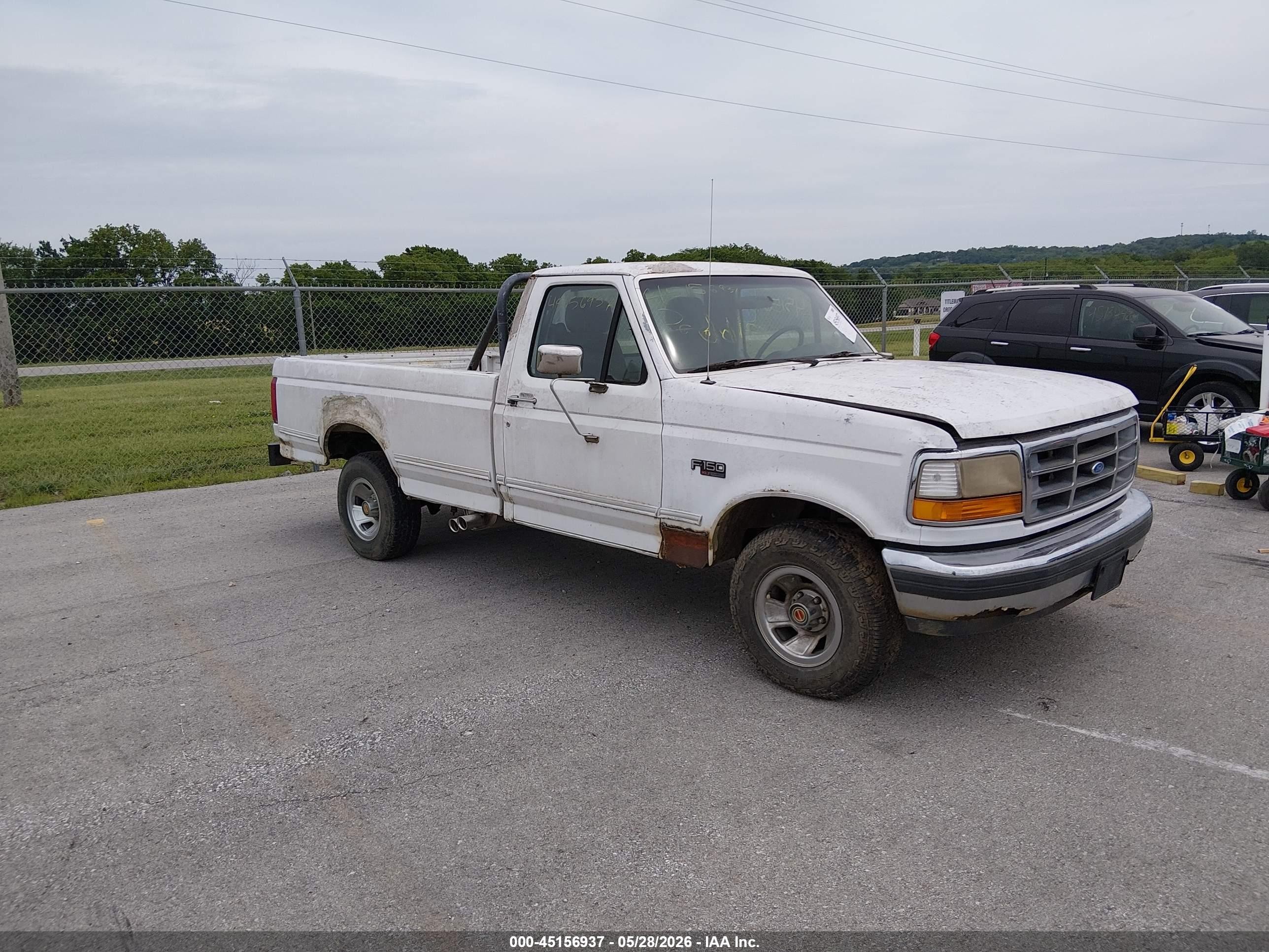 1992 Ford F150 White vin: 1FTEF15Y5NNA80544