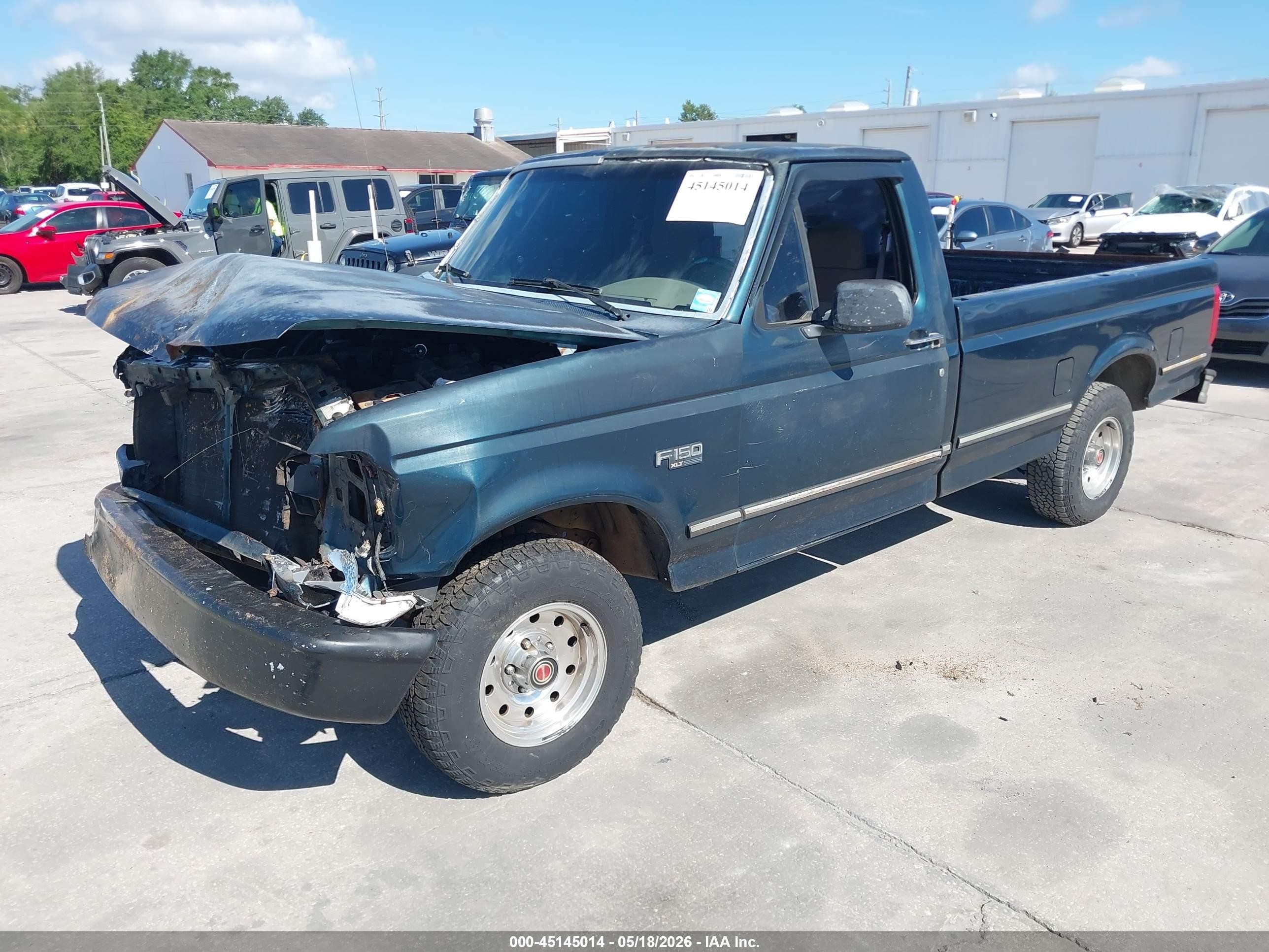1995 Ford F150   Green vin: 1FTEF15Y5SLB44668