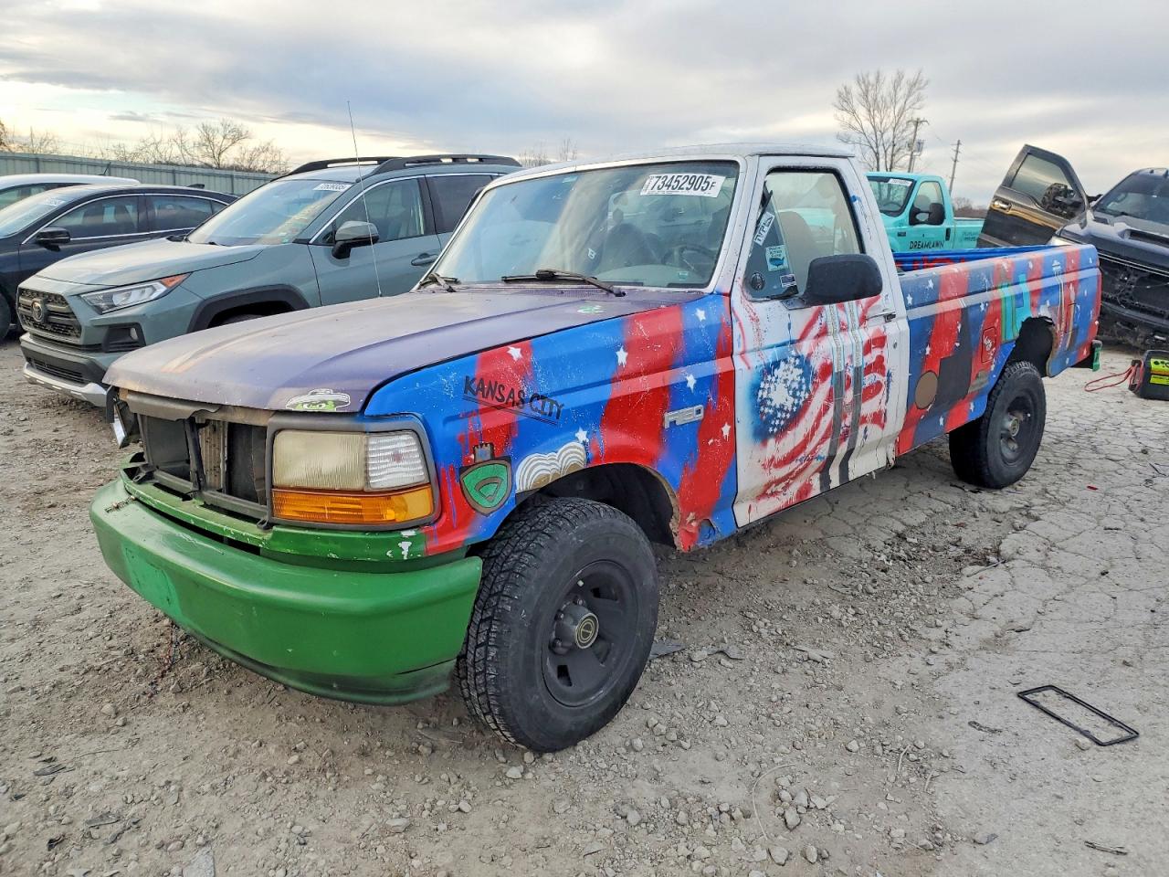 1995 Ford F150 Two Tone vin: 1FTEF15Y7SLC10072