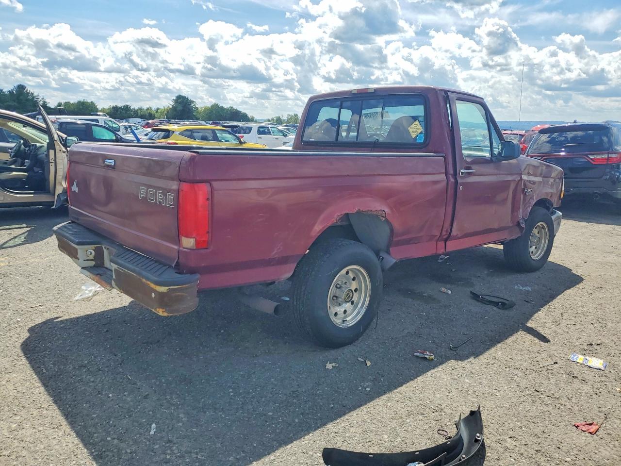 1996 Ford F150 Burgundy vin: 1FTEF15Y7TLB80654