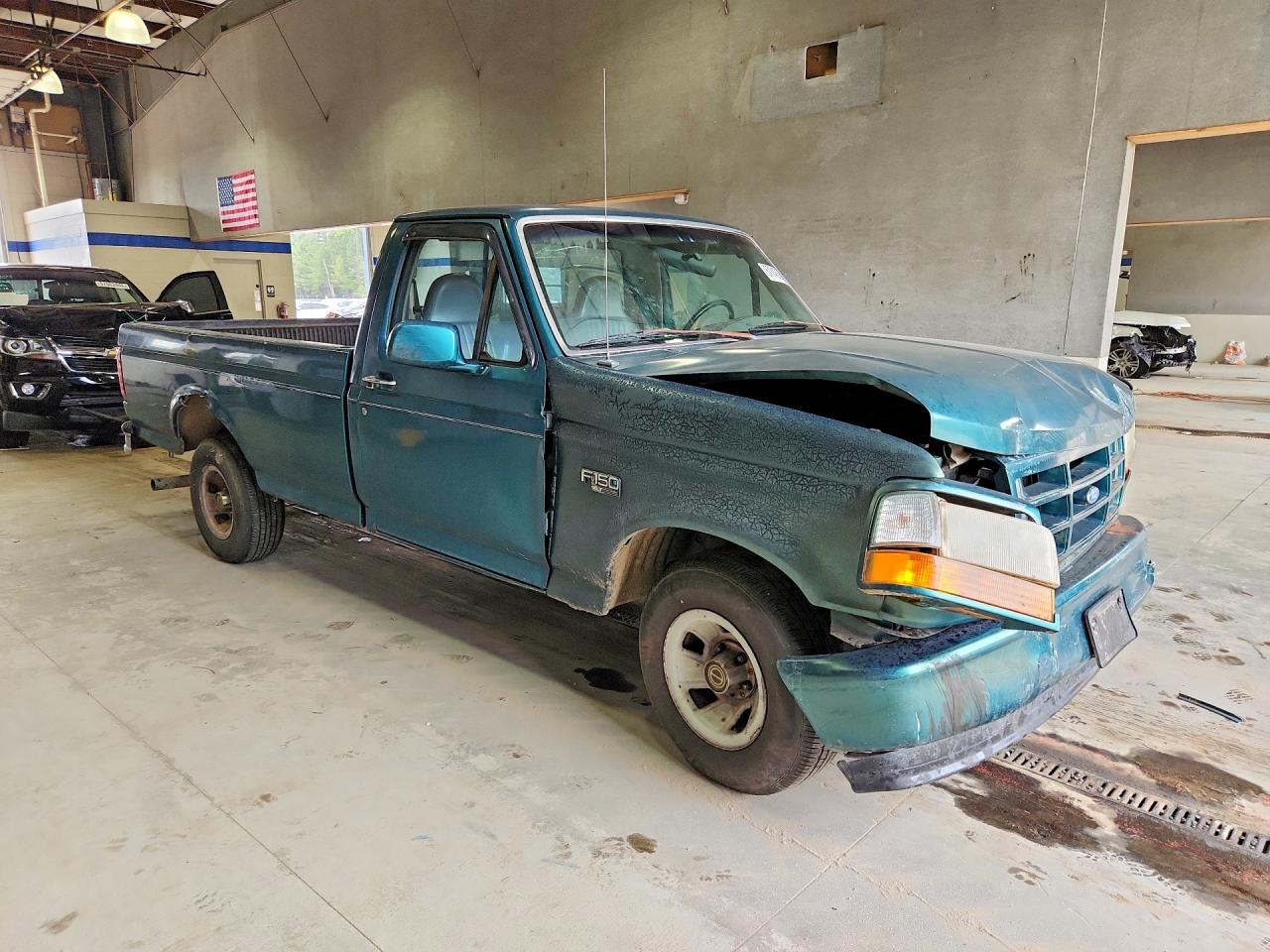 1996 Ford F150 Green vin: 1FTEF15Y7TLB92822