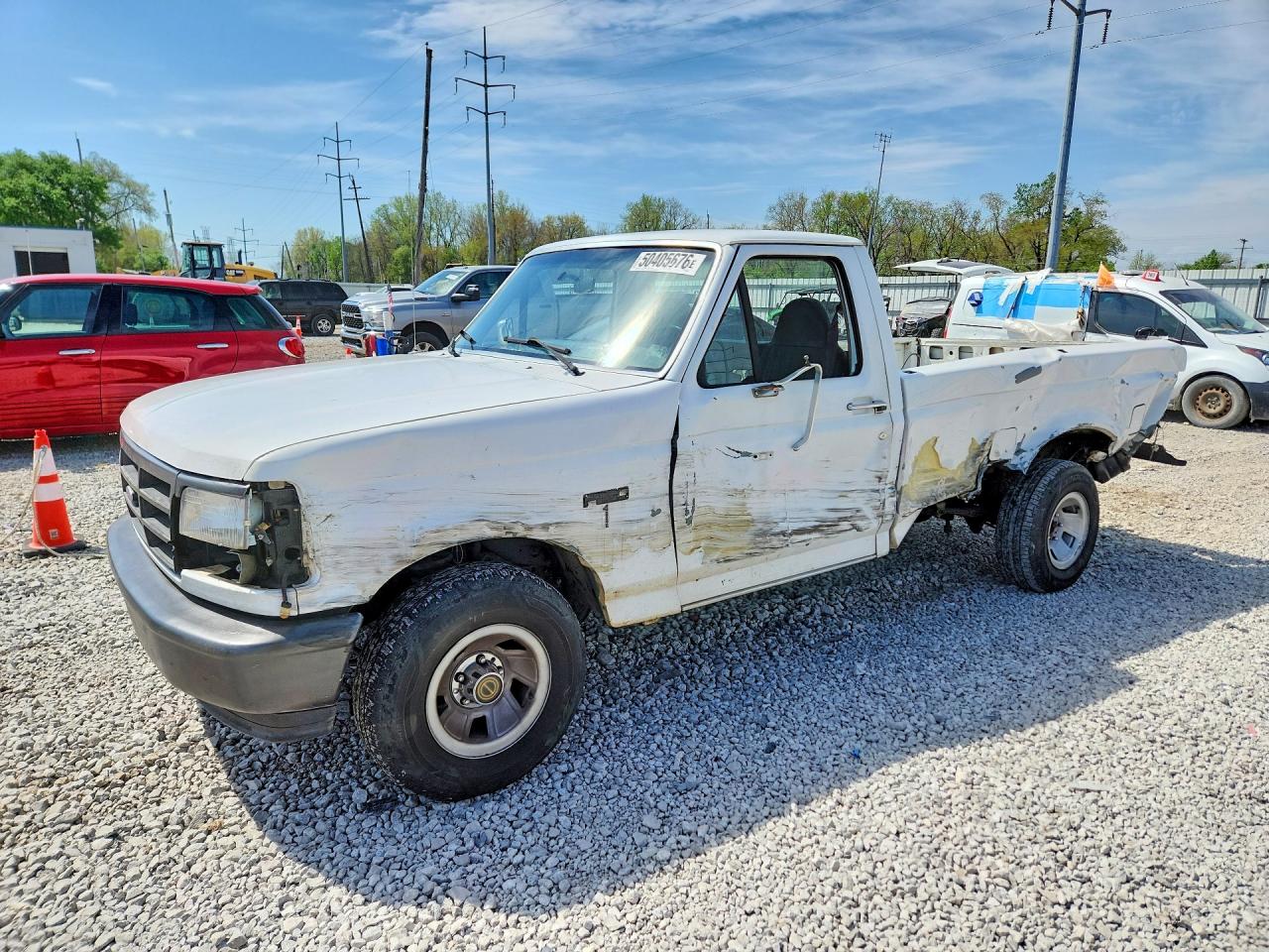 1996 Ford F150 White vin: 1FTEF15Y8TLA04132