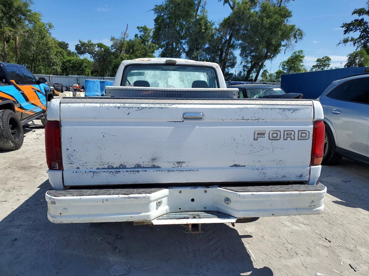 1993 Ford F150 White vin: 1FTEF15Y9PNA90982