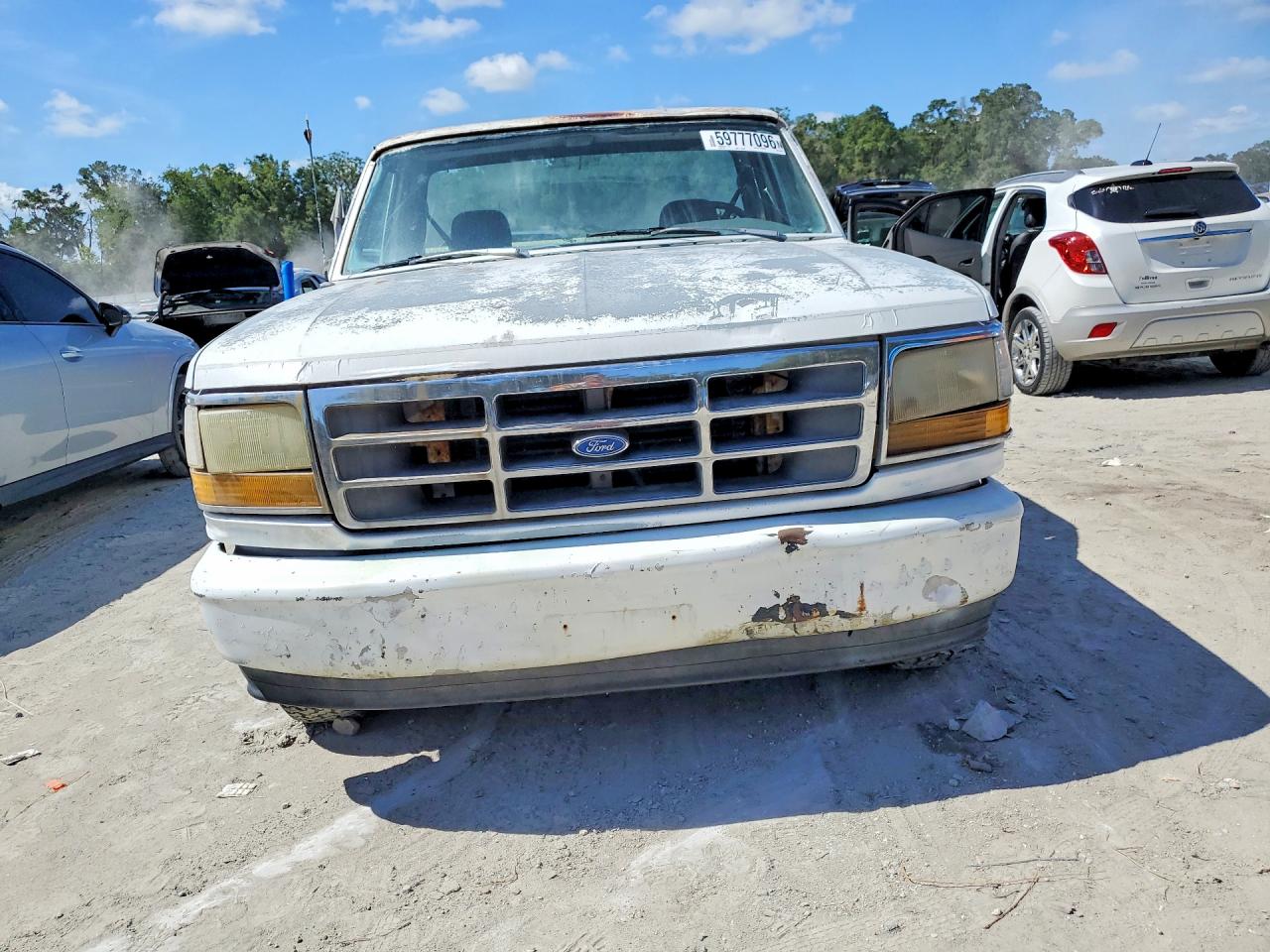 1993 Ford F150 White vin: 1FTEF15Y9PNA90982