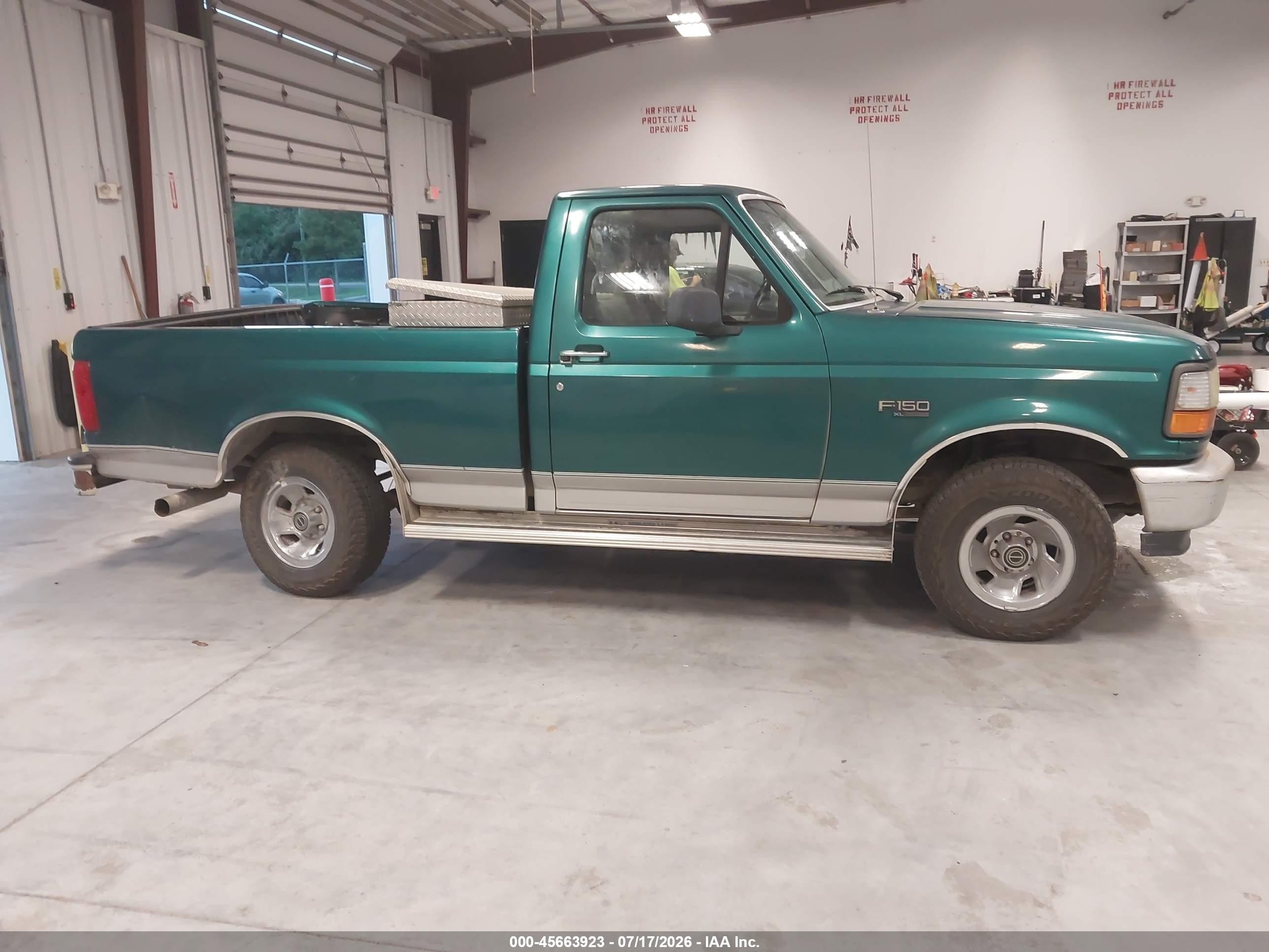 1996 Ford F150   Green vin: 1FTEF15Y9TLB80350