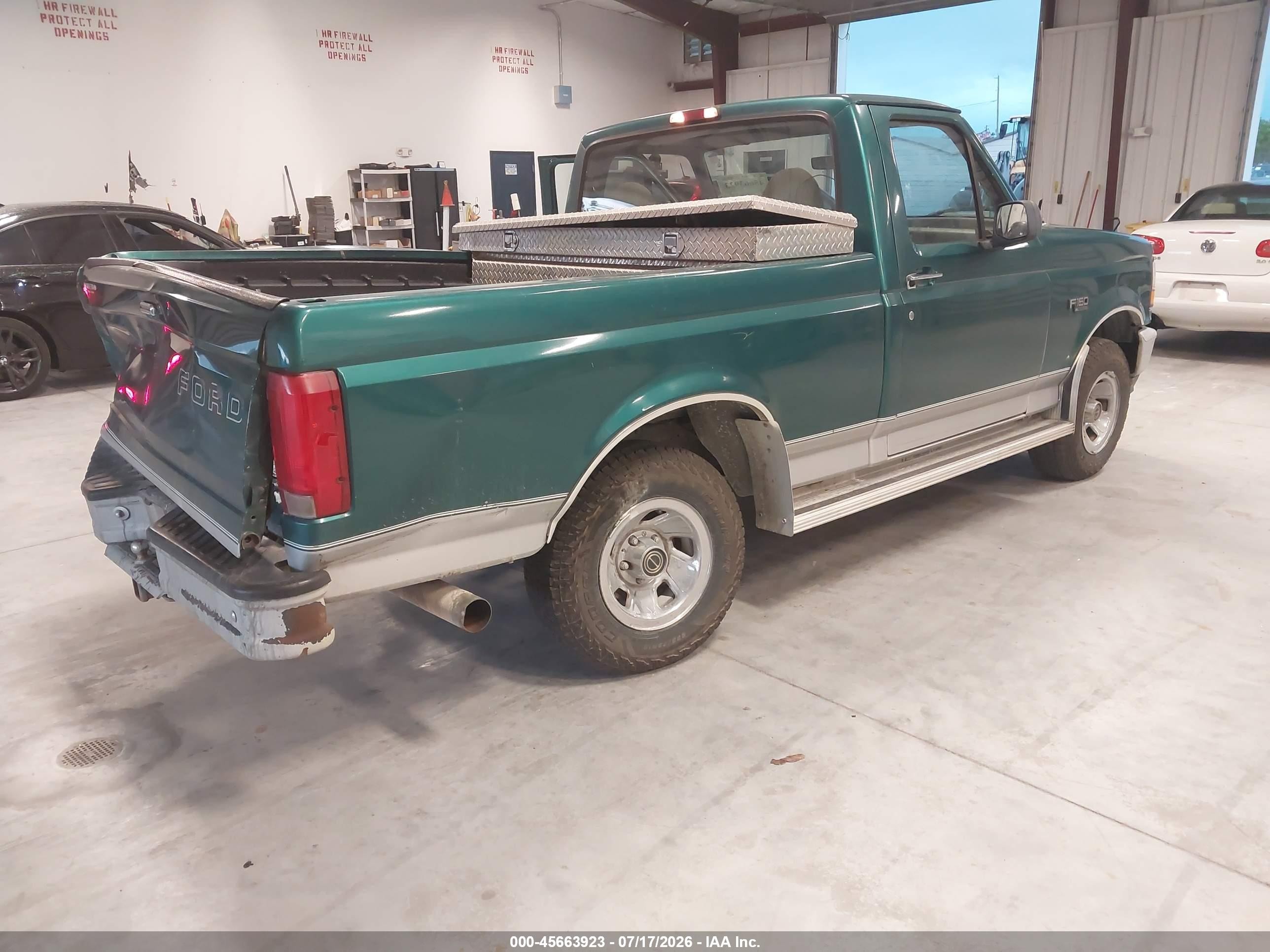 1996 Ford F150   Green vin: 1FTEF15Y9TLB80350