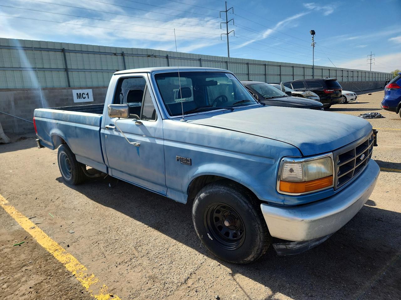 1995 Ford F150 Синий vin: 1FTEF15Z0SLB32971