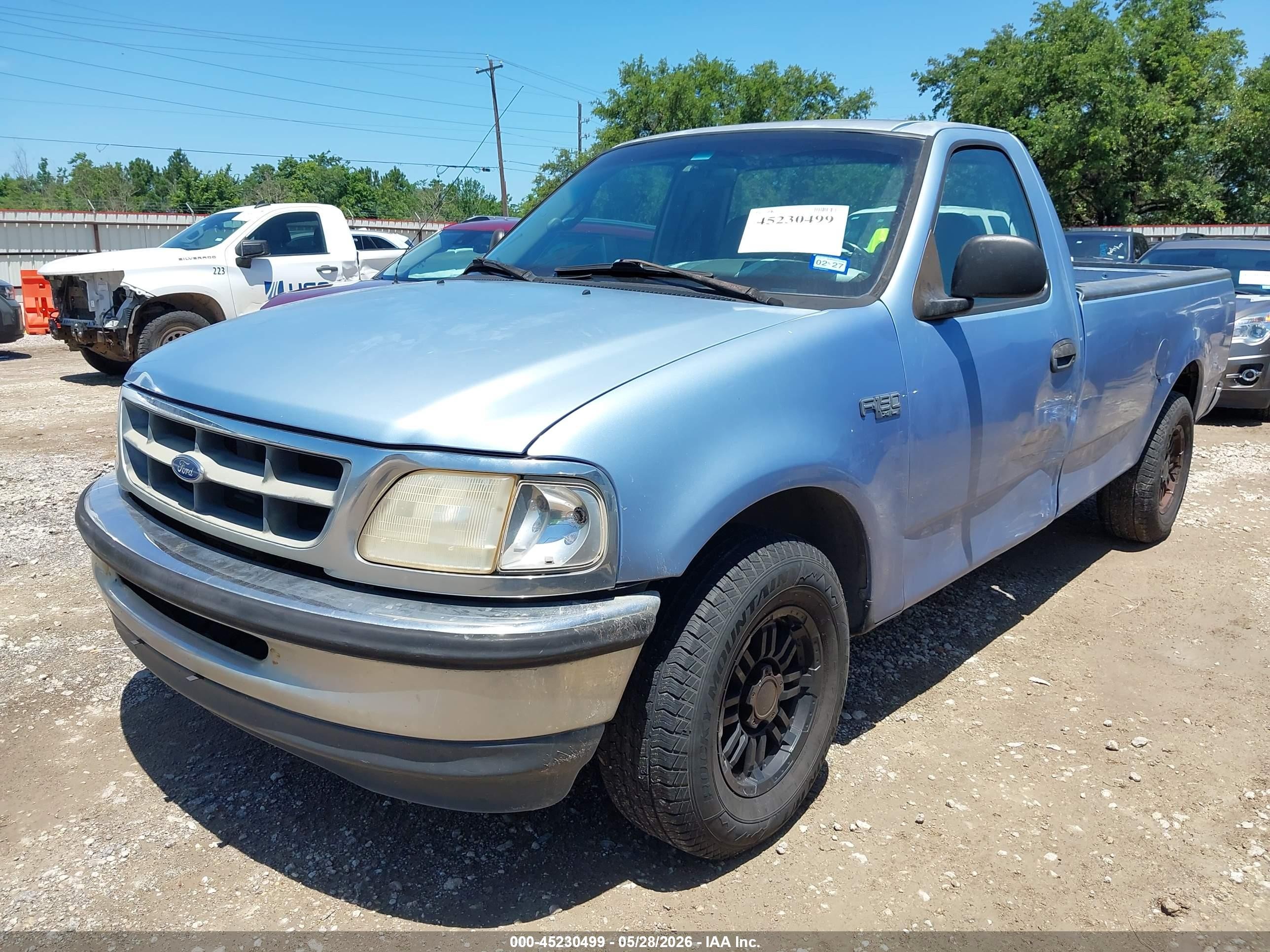 1997 Ford F-150 Lariat/standard/xl/xlt Light Blue vin: 1FTEF1760VLA77994