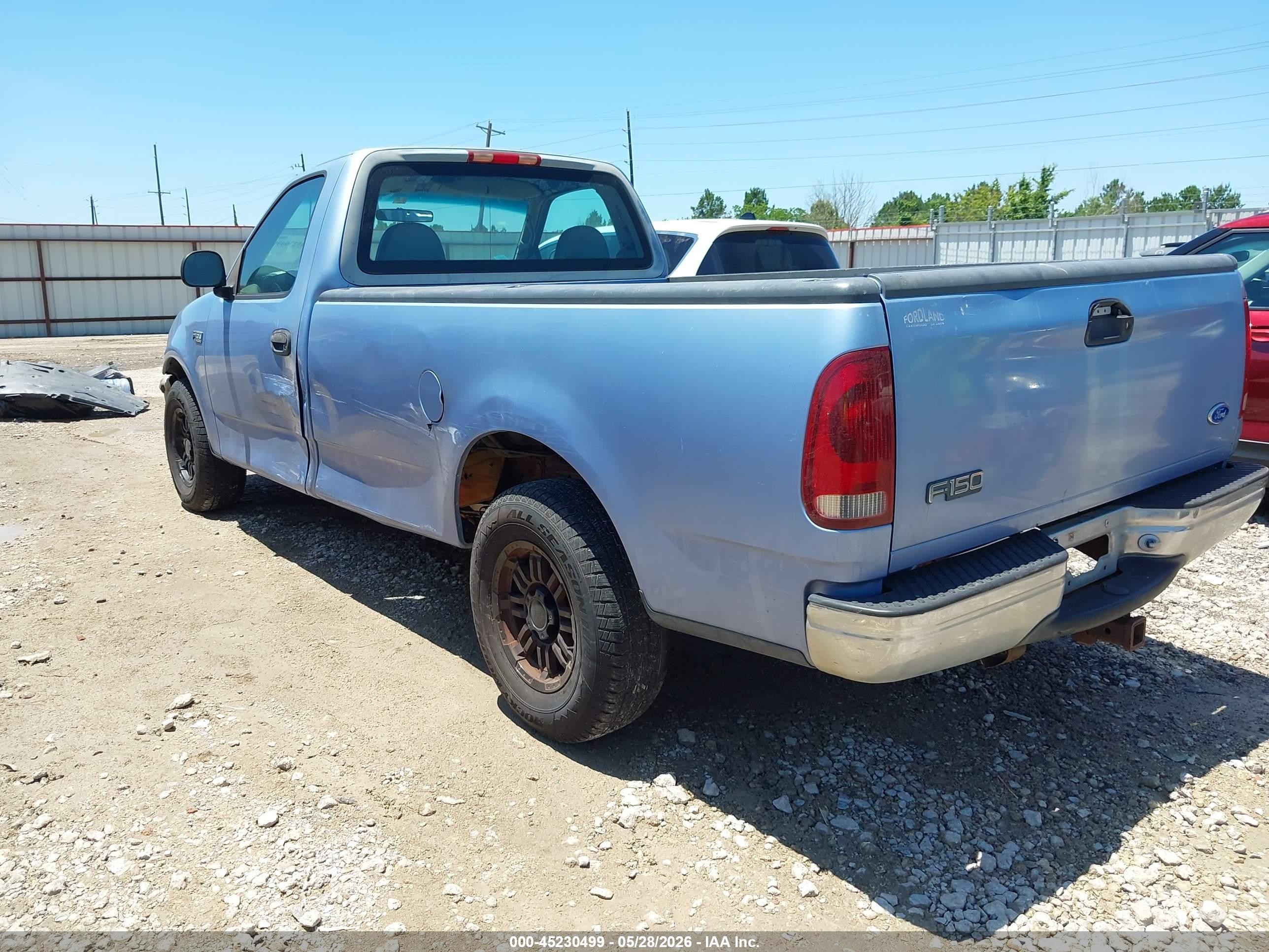 1997 Ford F-150 Lariat/standard/xl/xlt Light Blue vin: 1FTEF1760VLA77994