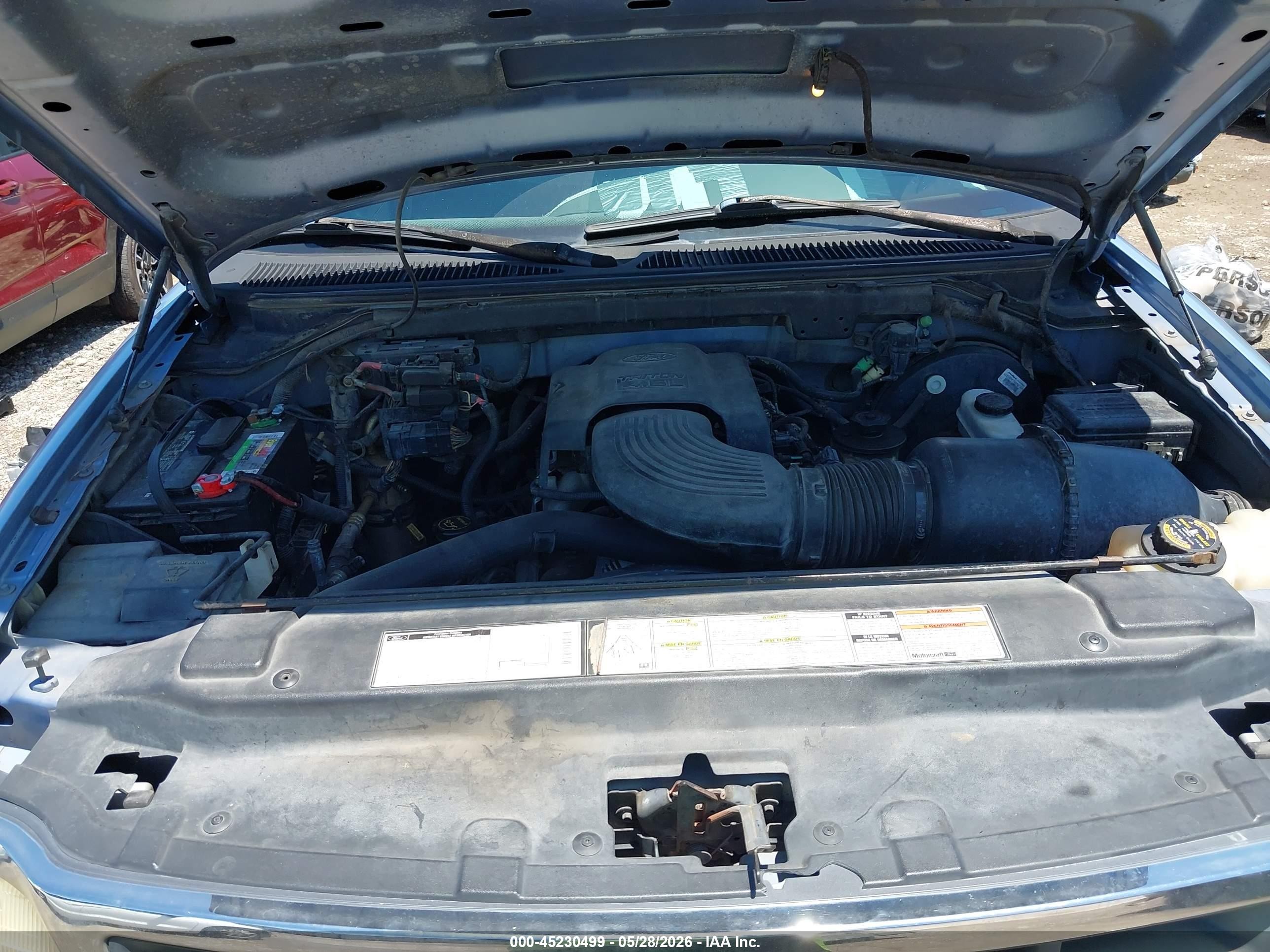 1997 Ford F-150 Lariat/standard/xl/xlt Light Blue vin: 1FTEF1760VLA77994