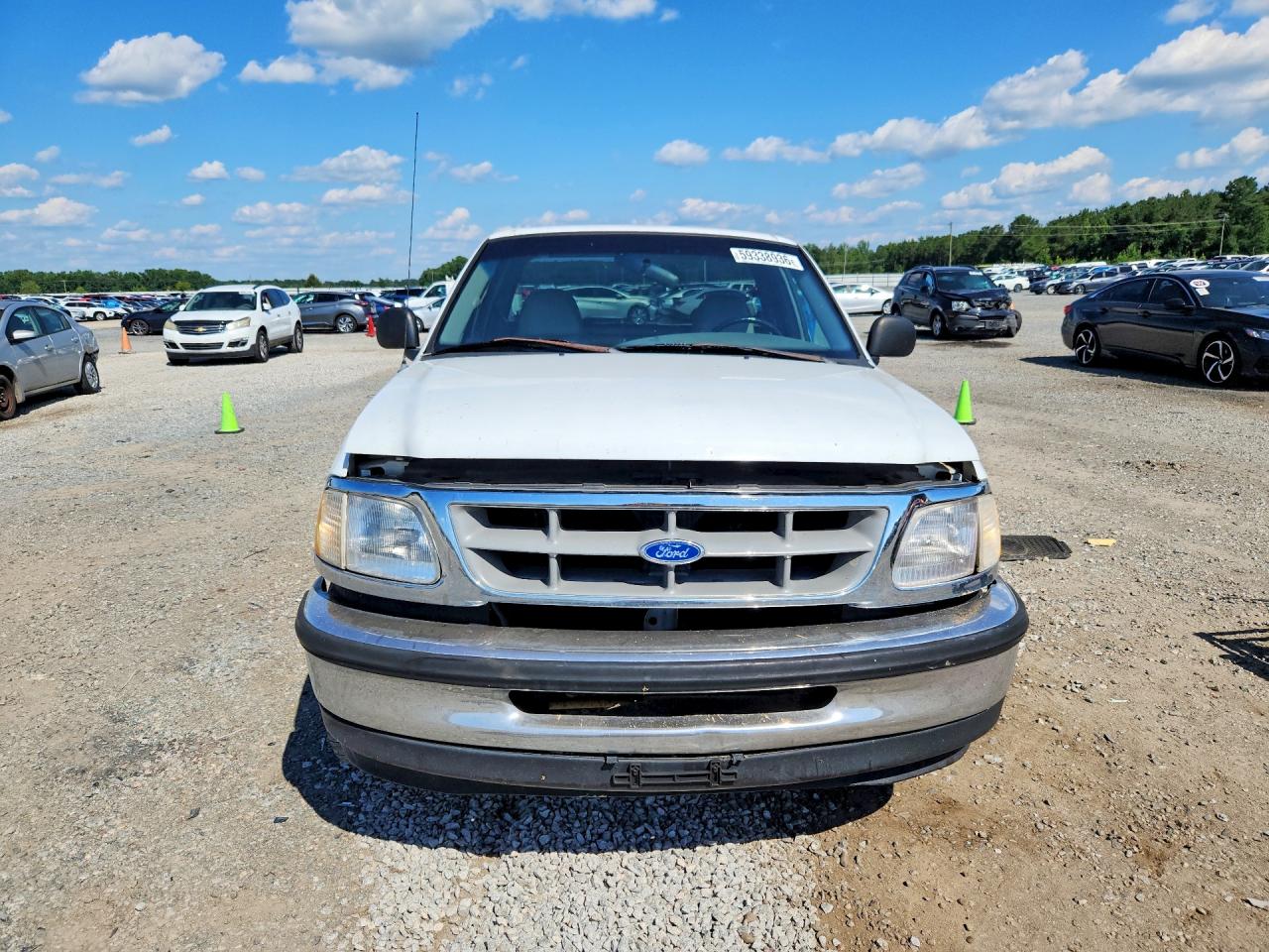 1997 Ford F150 White vin: 1FTEF1762VNC20254