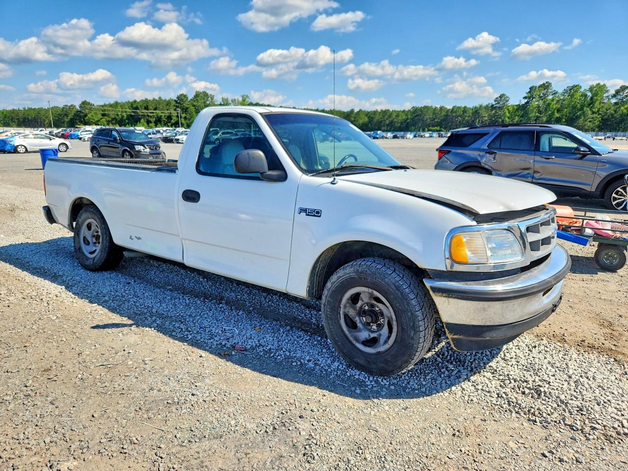 1997 Ford F150 White vin: 1FTEF1762VNC20254