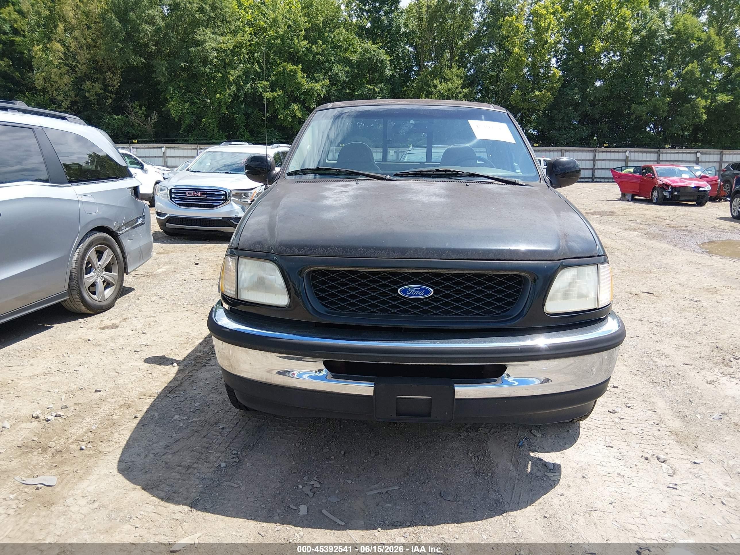 1997 Ford F-150 Standard Lariat/standard/xl/xlt Black vin: 1FTEF17L9VLA26242